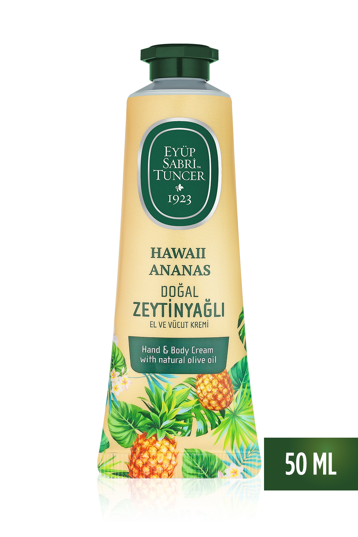 Eyüp Sabri Tuncer Hawaii Ananas Doğal Zeytinyağlı El ve Vücut Kremi 50 ml — 001.019.12318