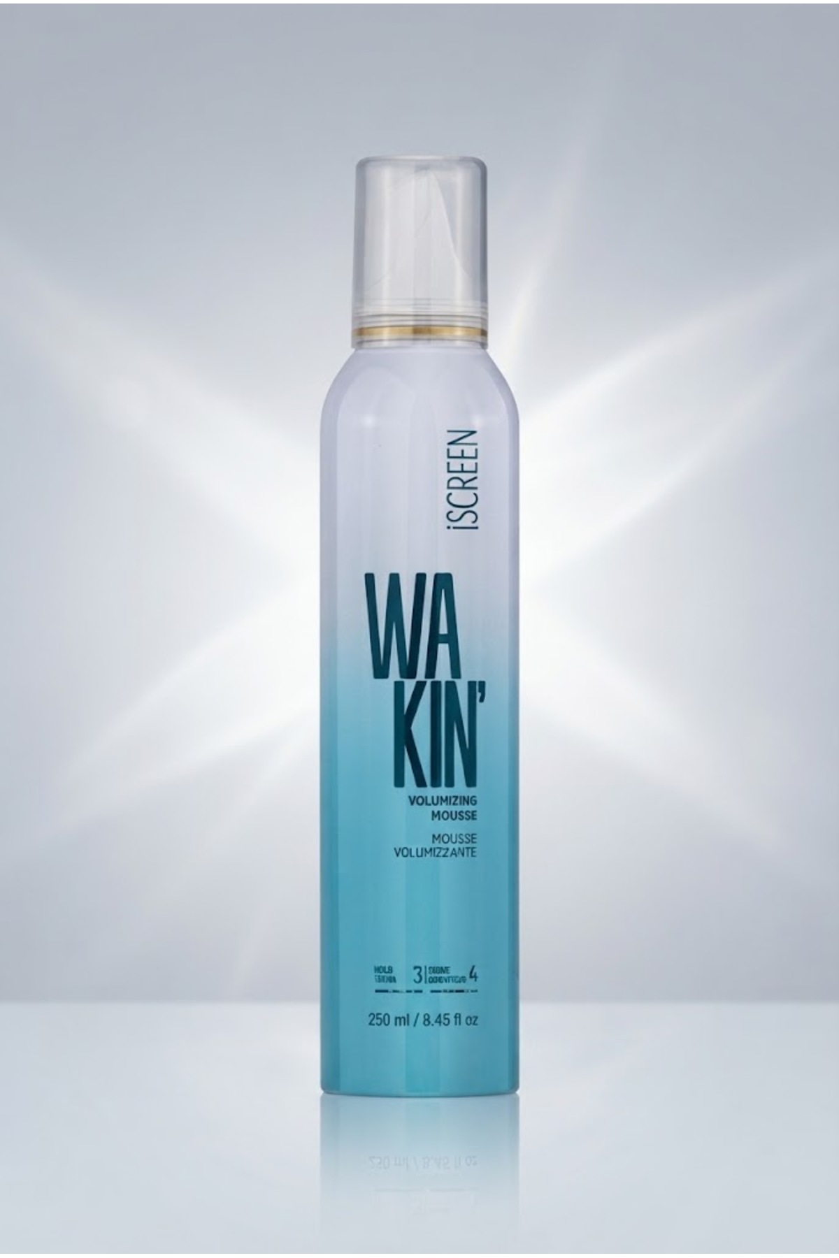 SCREEN Control Wakin' Dolgunlaştırıcı ve Kabarma Karşıtı Profesyonel Saç Şekillendirme Köpüğü 250 ml - Volumizing Hair Mousse — SCR-WKN-250-MS