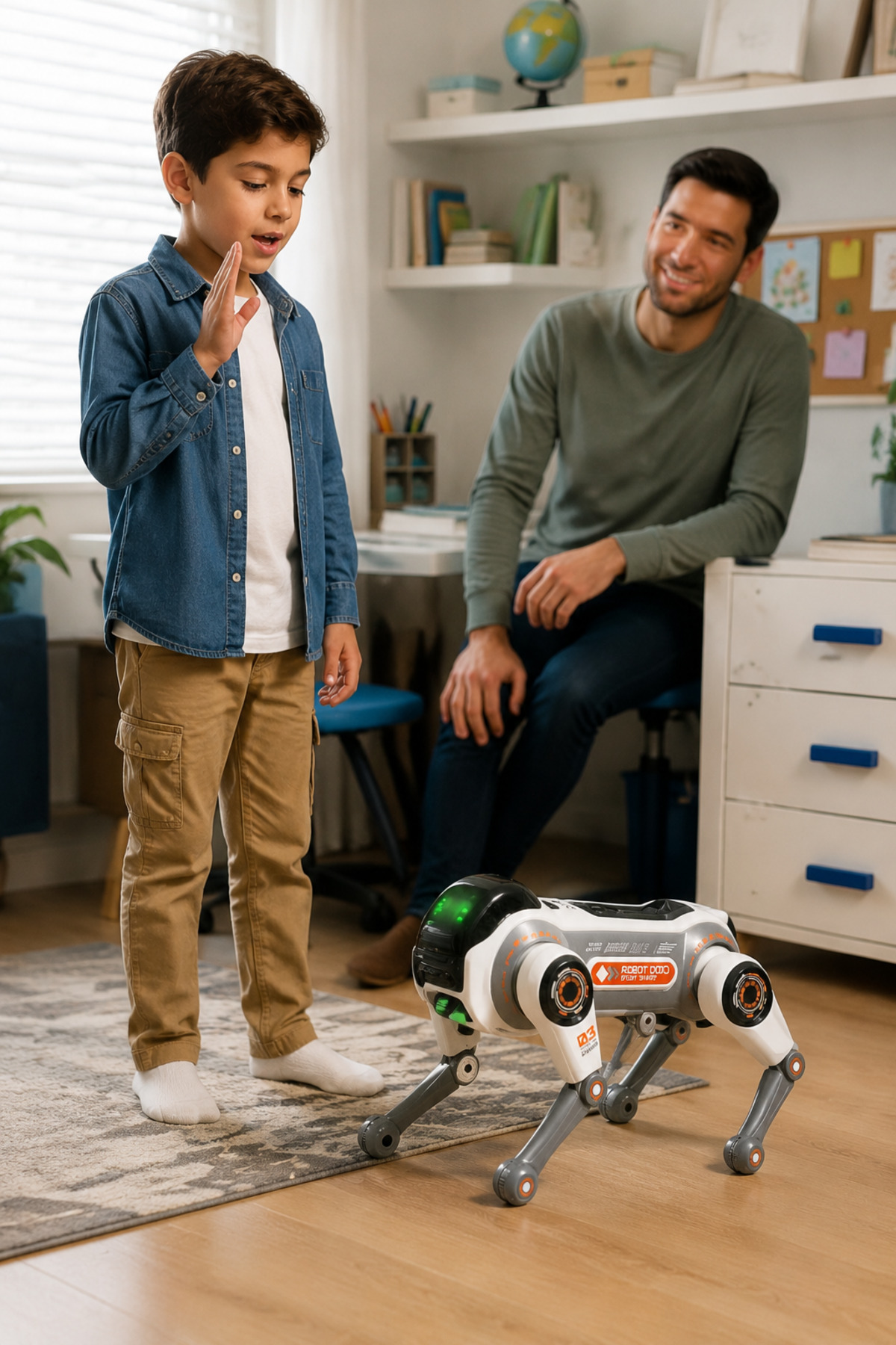 BRB1 Akıllı Robot Köpek – Sesli Komutlu, 2.4 GHz Kumandalı, Programlanabilir, Işıklı ve Müzikli
