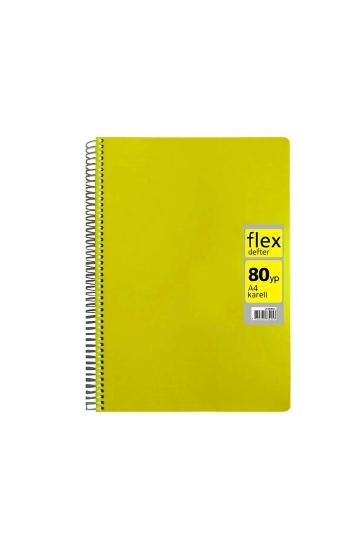 Mynote FLEX UP SP PP DEF.A4 80 YP.ÇİZGİSİZ SPİRALLİ UC6123-DKARIŞIK 1 ADET