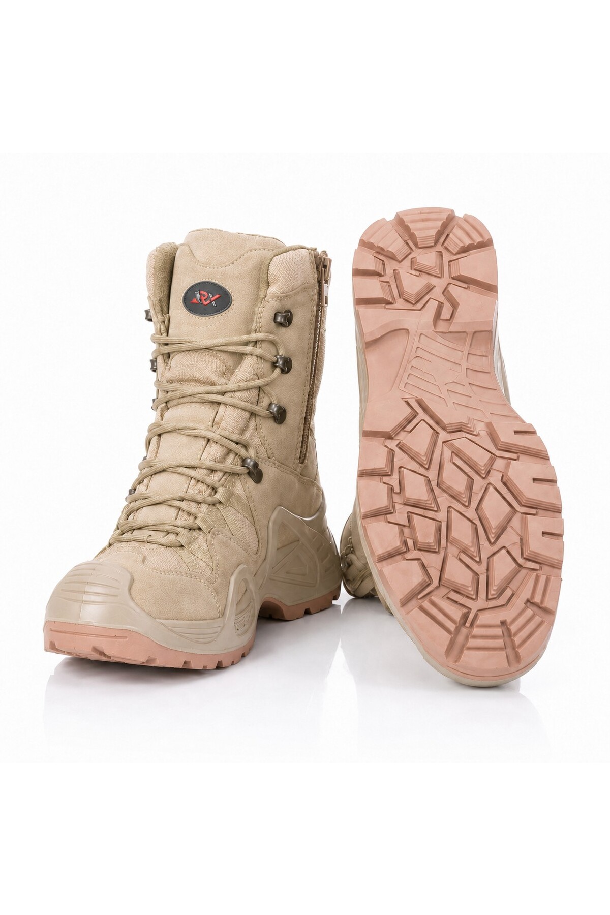 rimex sport wear Su Geçirmez Askeri Bot, Waterproof Fermuarlı ve Bağcıklı Outdoor Bot görsel 2