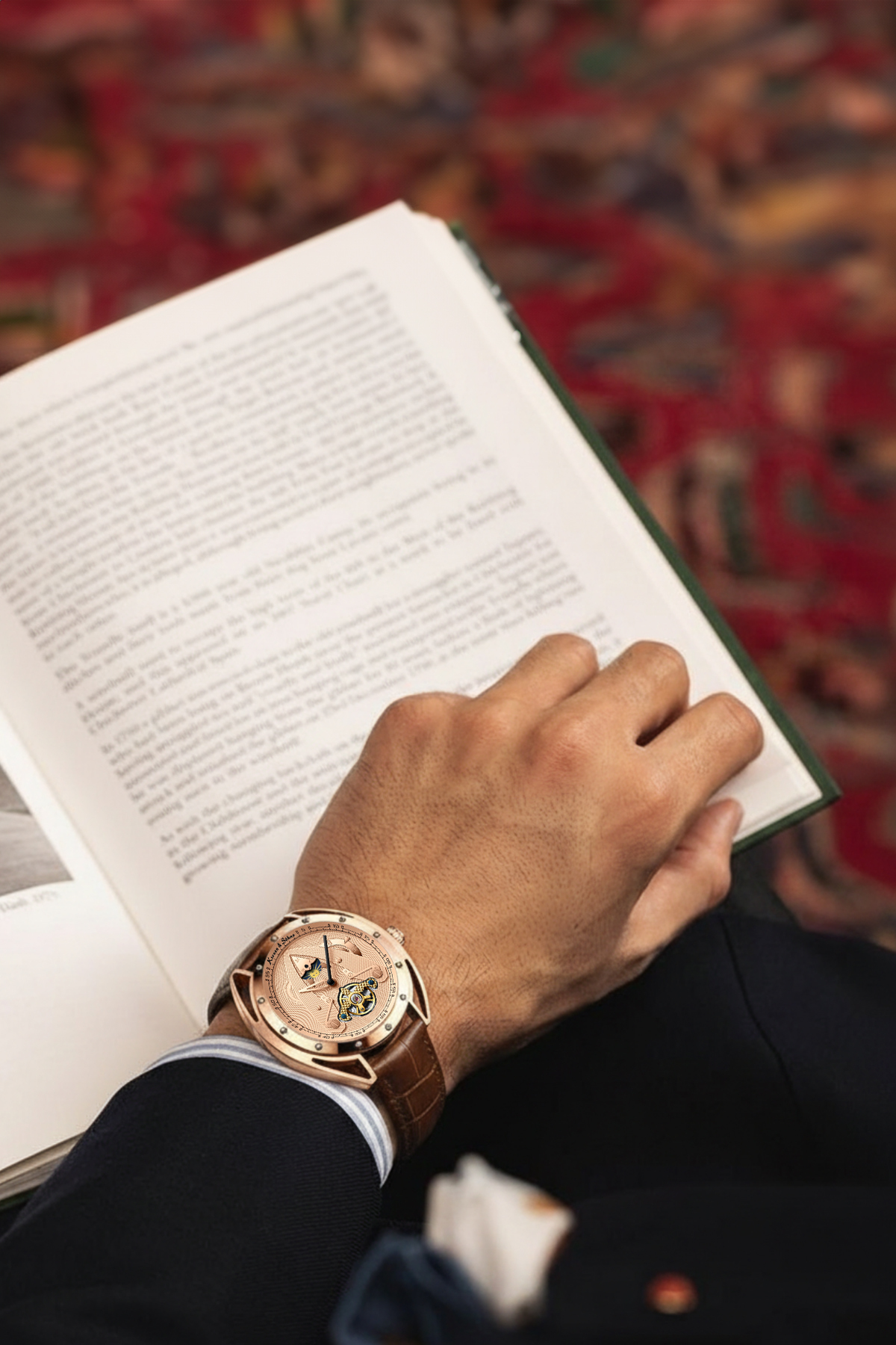 Kronen & Söhne Kronen&Söhne Aegis Imperial Rose Gold Erkek Otomatik Mekanik Kol Saati görsel 3