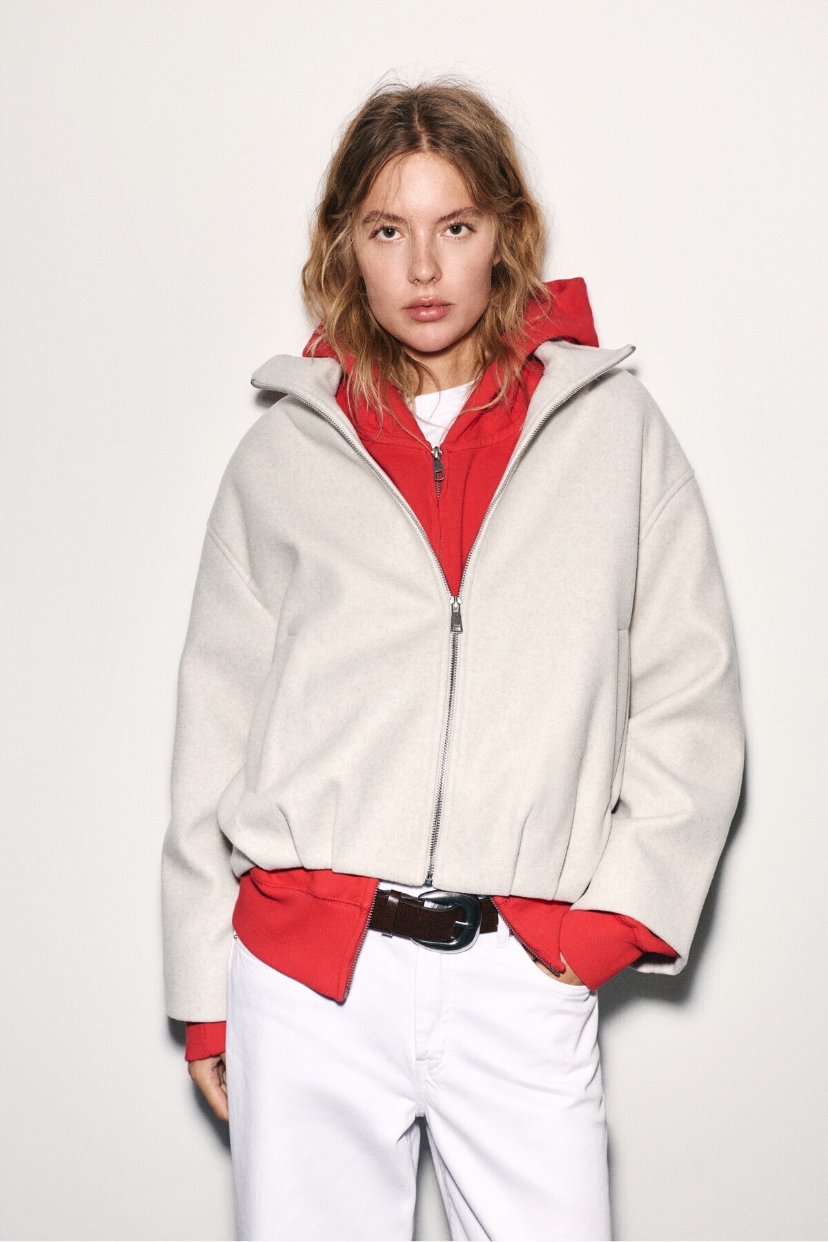 Pull & Bear Balon bomber ceket görsel 5