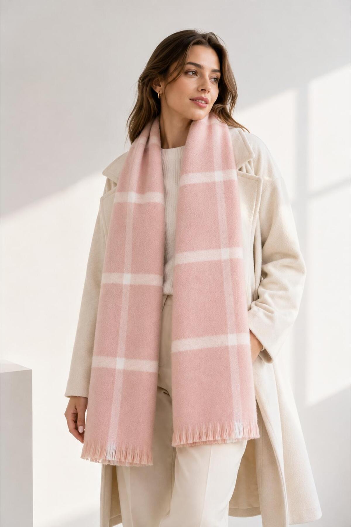 Wearflawless Unisex Kalın Yumuşak Atkı, Yumuşak Atkı, Kışlık Trend Atkı