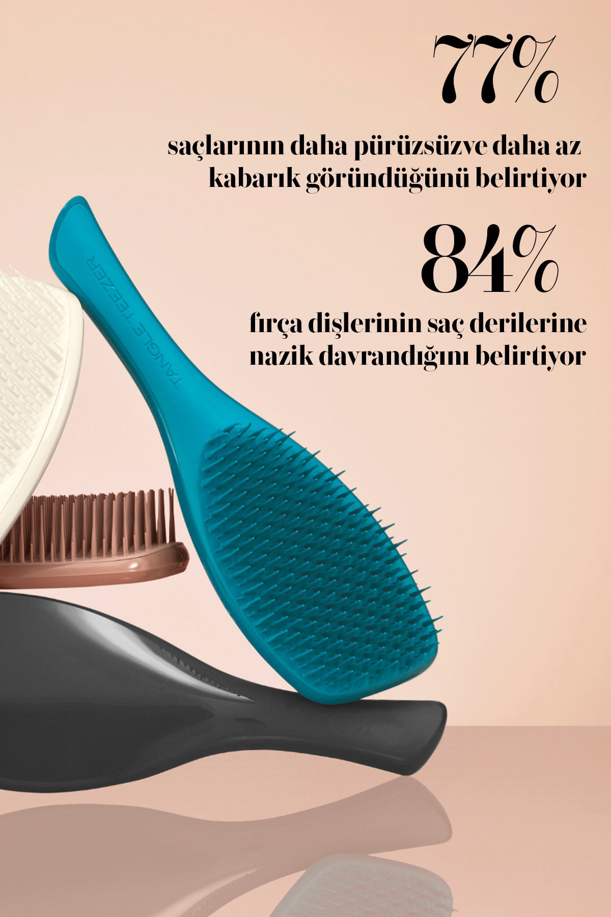 Complete Carebrush Mavi İnce Telli ve Hassas Saçlar için Saç Fırçası-Tarak — آبی 50102-001-1 — تصویر 5 از 8