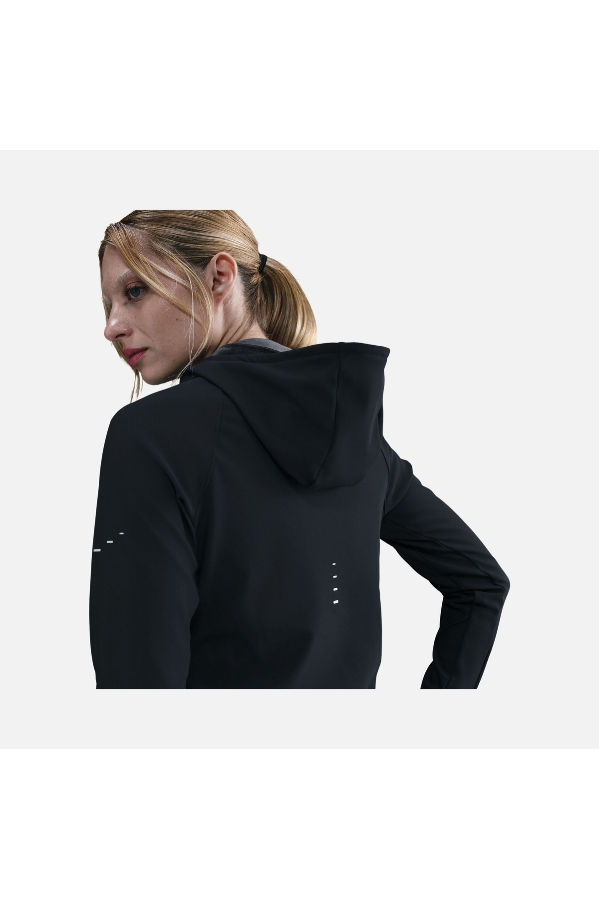 Nike Swift Therma-FIT Kadın Siyah Koşu Ceketi - Dar kalıp 1 beden büyük alınmalı - | HV8928-010 görsel 5