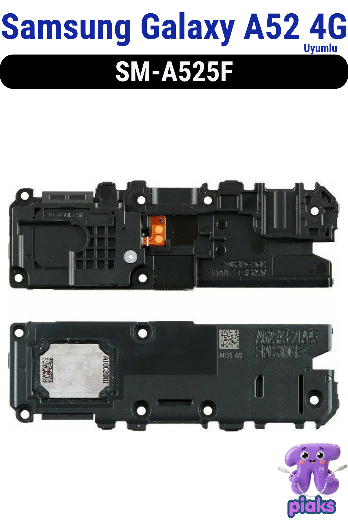 Samsung Galaxy A52 4G Alt Hoparlör Buzzer Zil Sesi Müzik Hoparlörü SM-A525F Uyumlu