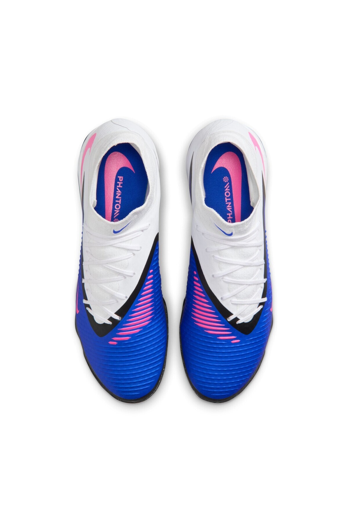 Nike Phantom 6 High Academy Tf Erkek Mavi Halı Saha Ayakkabısı HQ2277-446 görsel 4