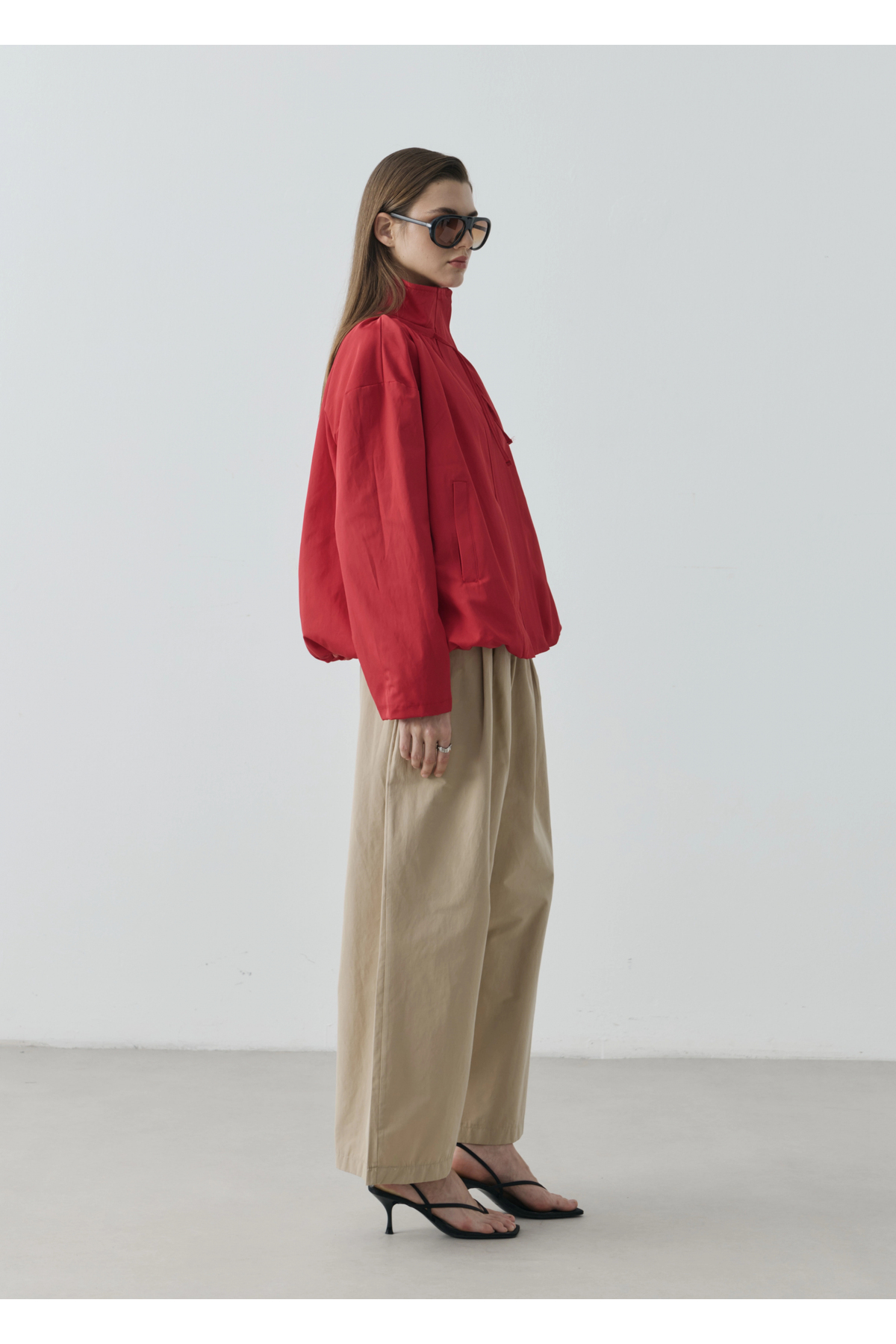 MODA AKSA RİA PREMİUM SELECTİON BOMBER CEKET KIRMIZI görsel 8