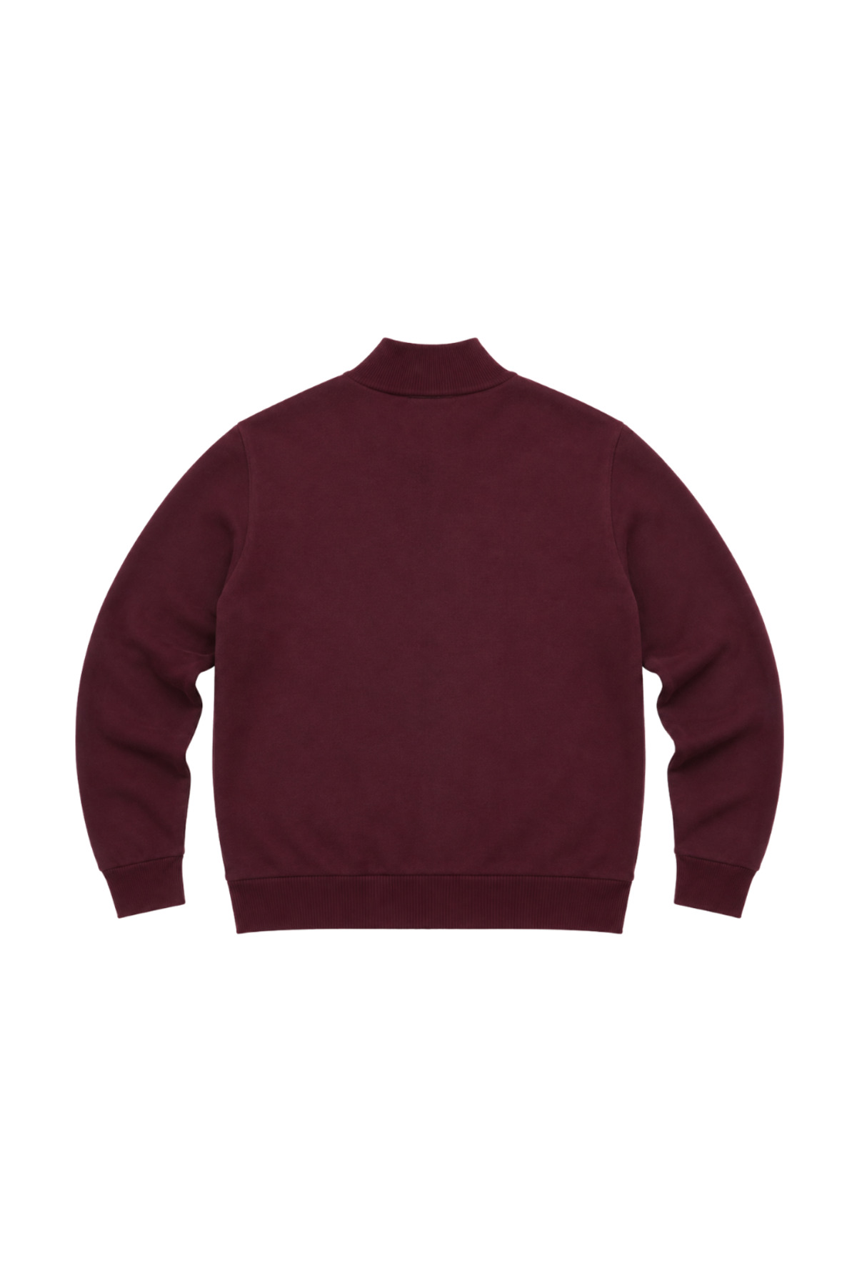 BattalModa Erkek Büyük Beden Bordo Arven Dik Yaka Cepli Triko Hırka 5XL-6XL-7XL-8XL görsel 5