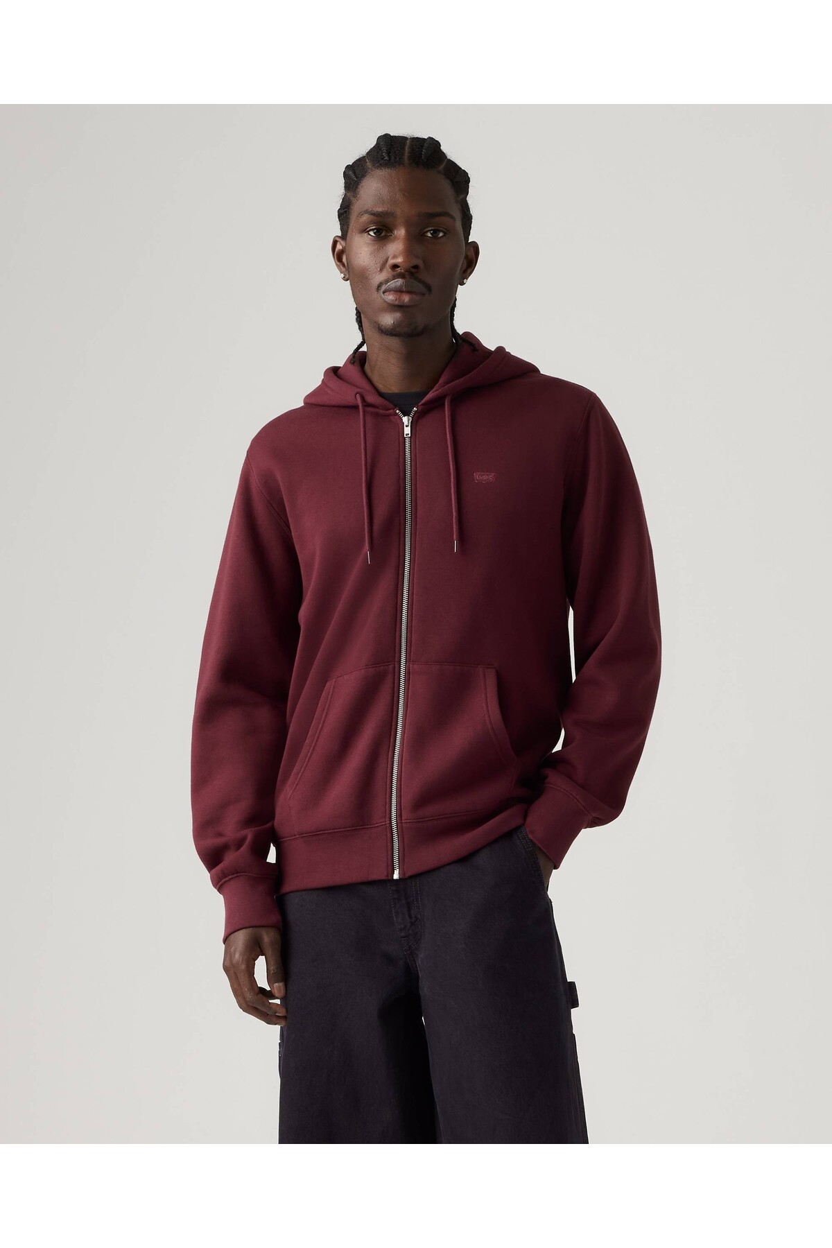 سویشرت کلاه‌دار زیپ‌دار اورجینال HM لیوایز سویشرت Levi's