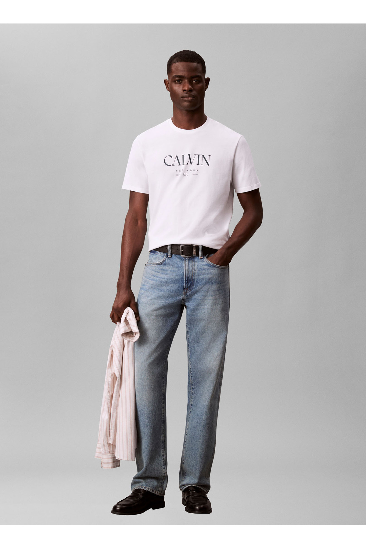 تیشرتمردانهCalvin Kleinسفید
