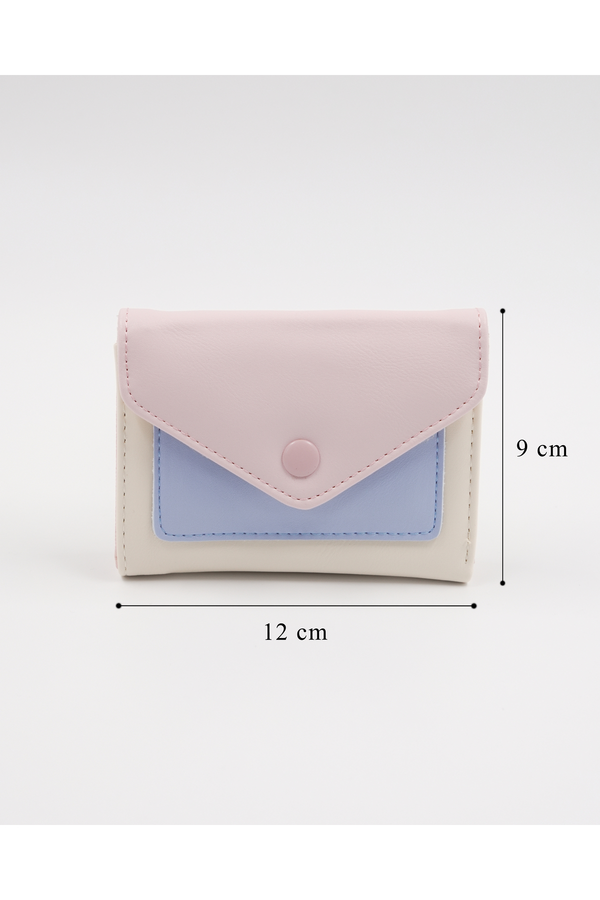 lalettobags Kadın Çok Renkli Çıtçıt Detaylı Cüzdan görsel 4