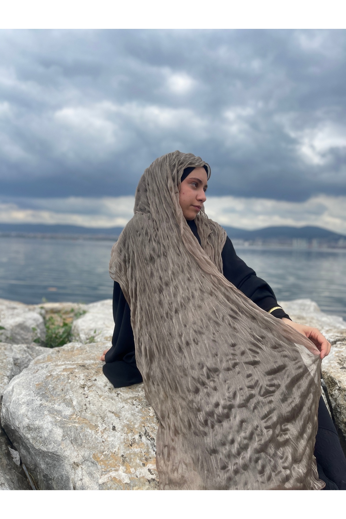 Genel Markalar Çakır Collectionn kıvırcık şal görsel 2