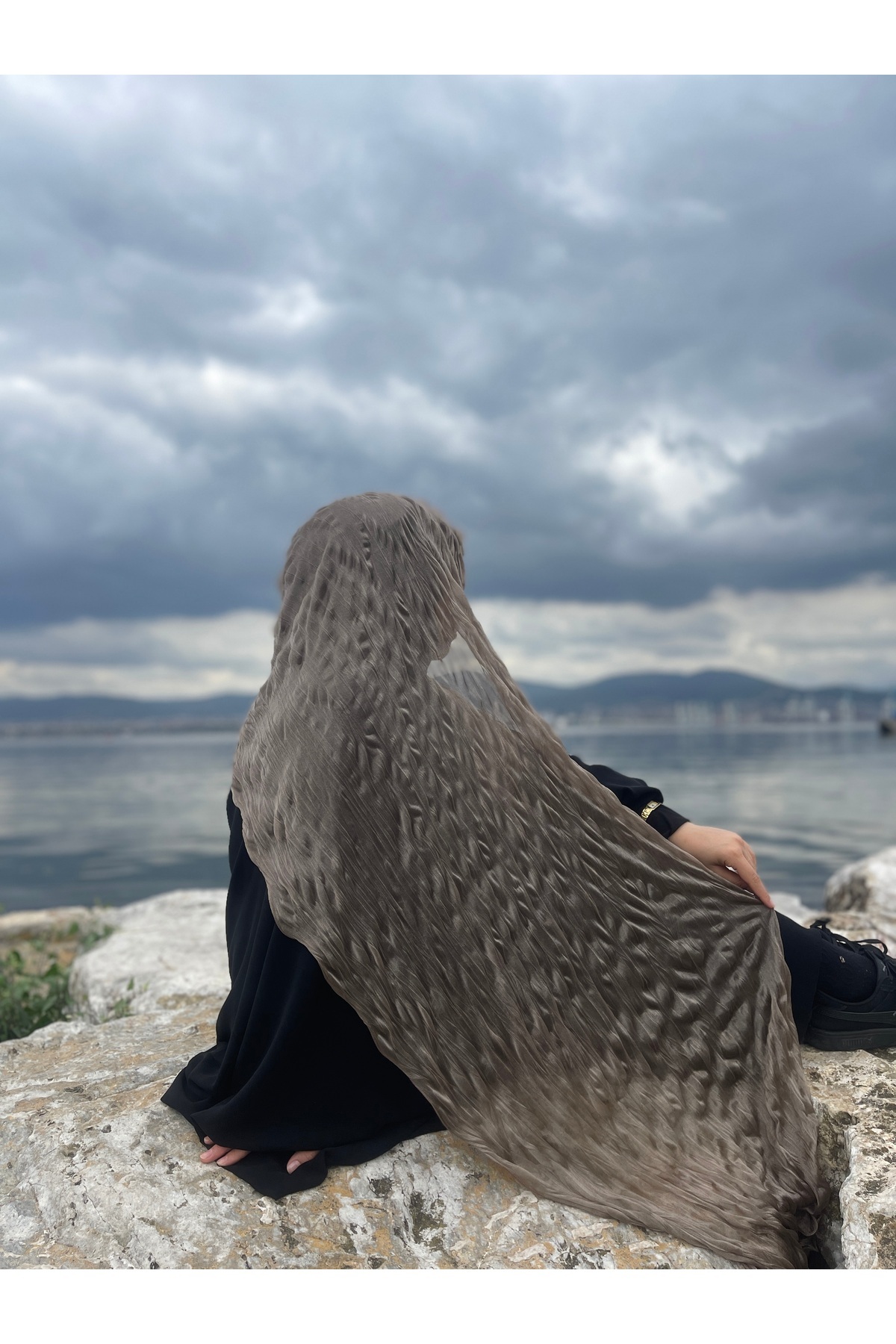 Genel Markalar Çakır Collectionn kıvırcık şal görsel 3