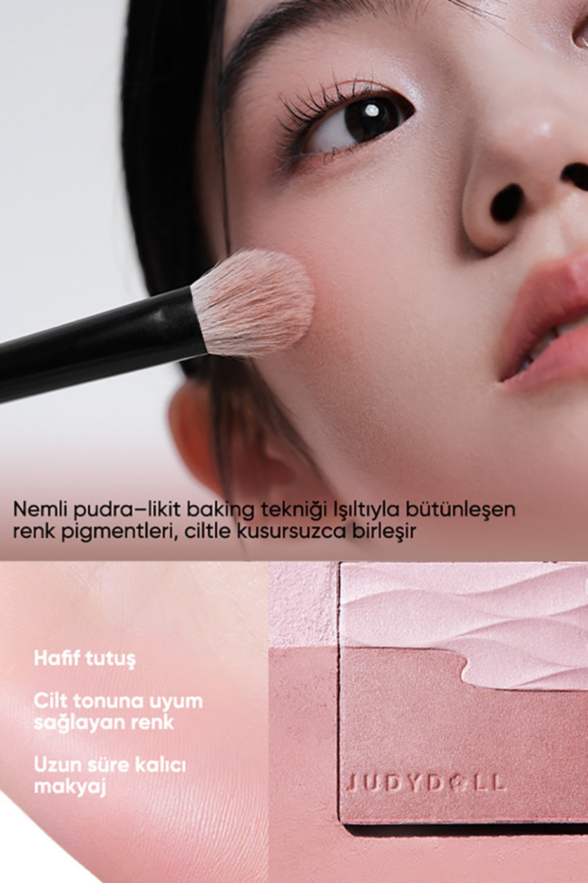 Satin Glow Işıltılı Allık 02 Wavy Pink — صورتی AU2600087 — تصویر 5 از 8