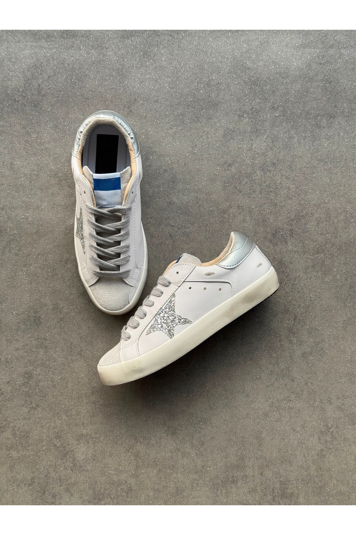 caps Gümüş G Sneaker görsel 2