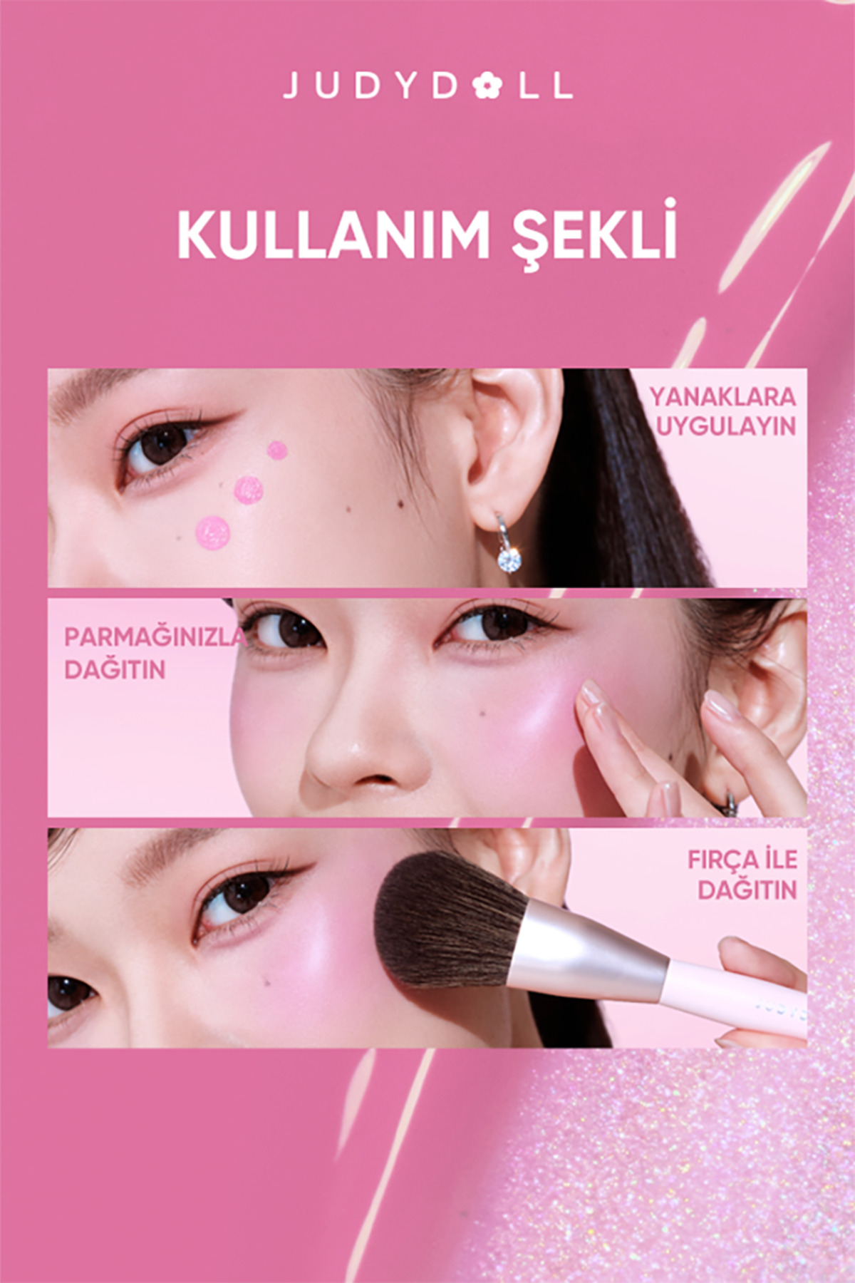 Glow Blush Swirl 03 Cherry Glaze | Aydınlatıcı ve Likit Allık Bir Arada — صورتی AU2600041 — تصویر 9 از 9
