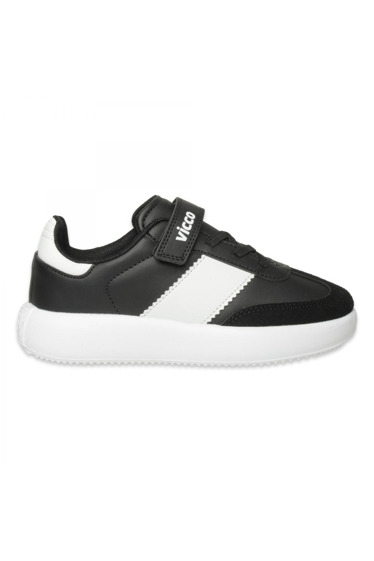 Vicco 346.F26K.263 Flex Patik Günlük Siyah-Beyaz Çocuk Spor