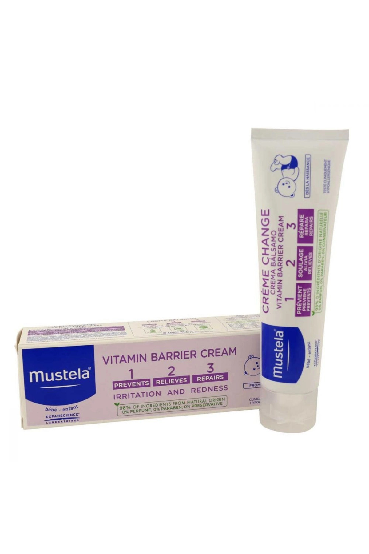 ebby Mey İthalat® Baby Vitamin Barrier 1.2.3.Cream Pişik Önleyici Krem 100 ml — EYMI-MEYXT35654-000003