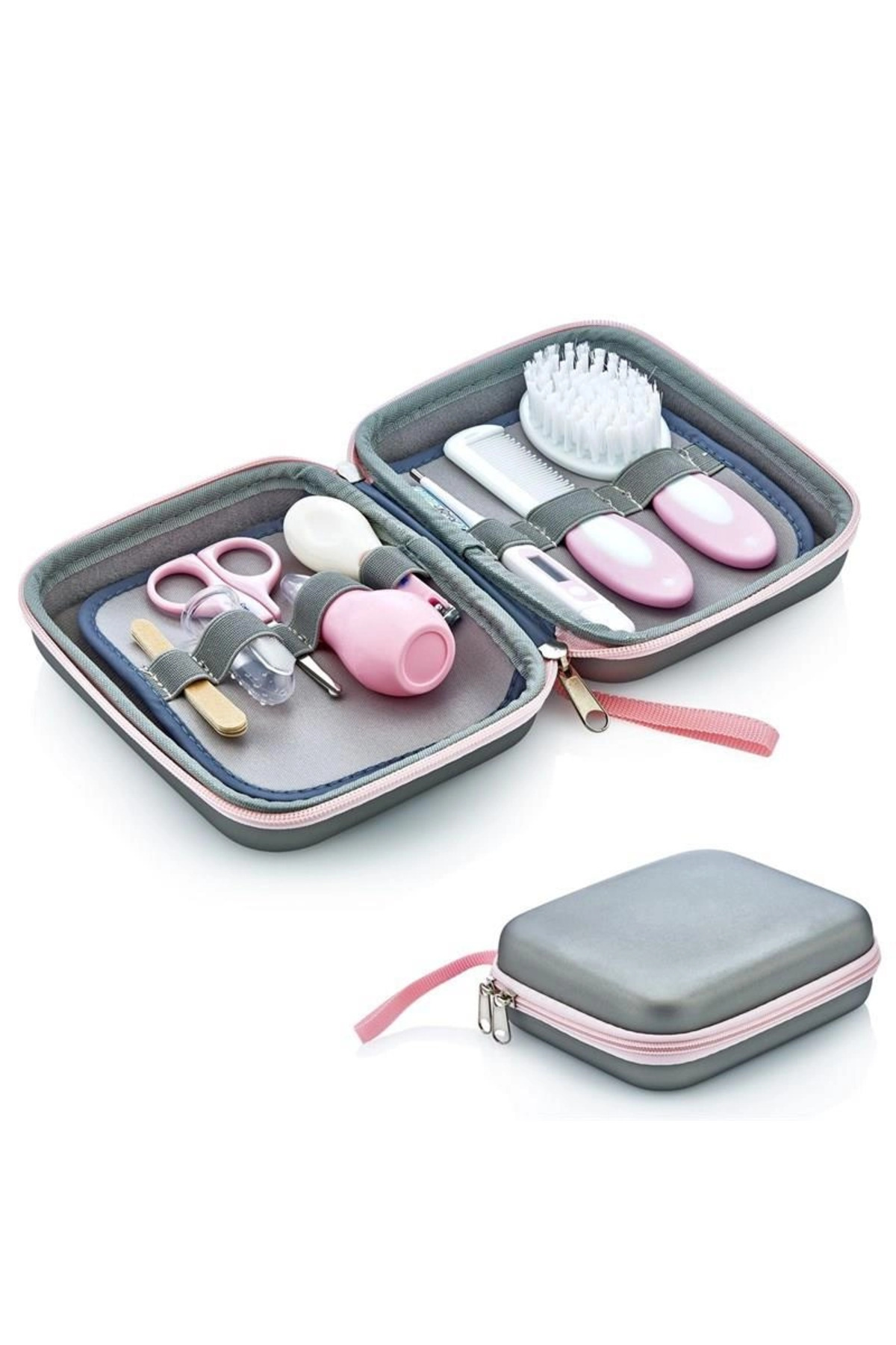 Mey İthalat® Bebek Bakım Seti 9 Parça 363 Pembe — HFK-MMEYXT07016-000036_R004