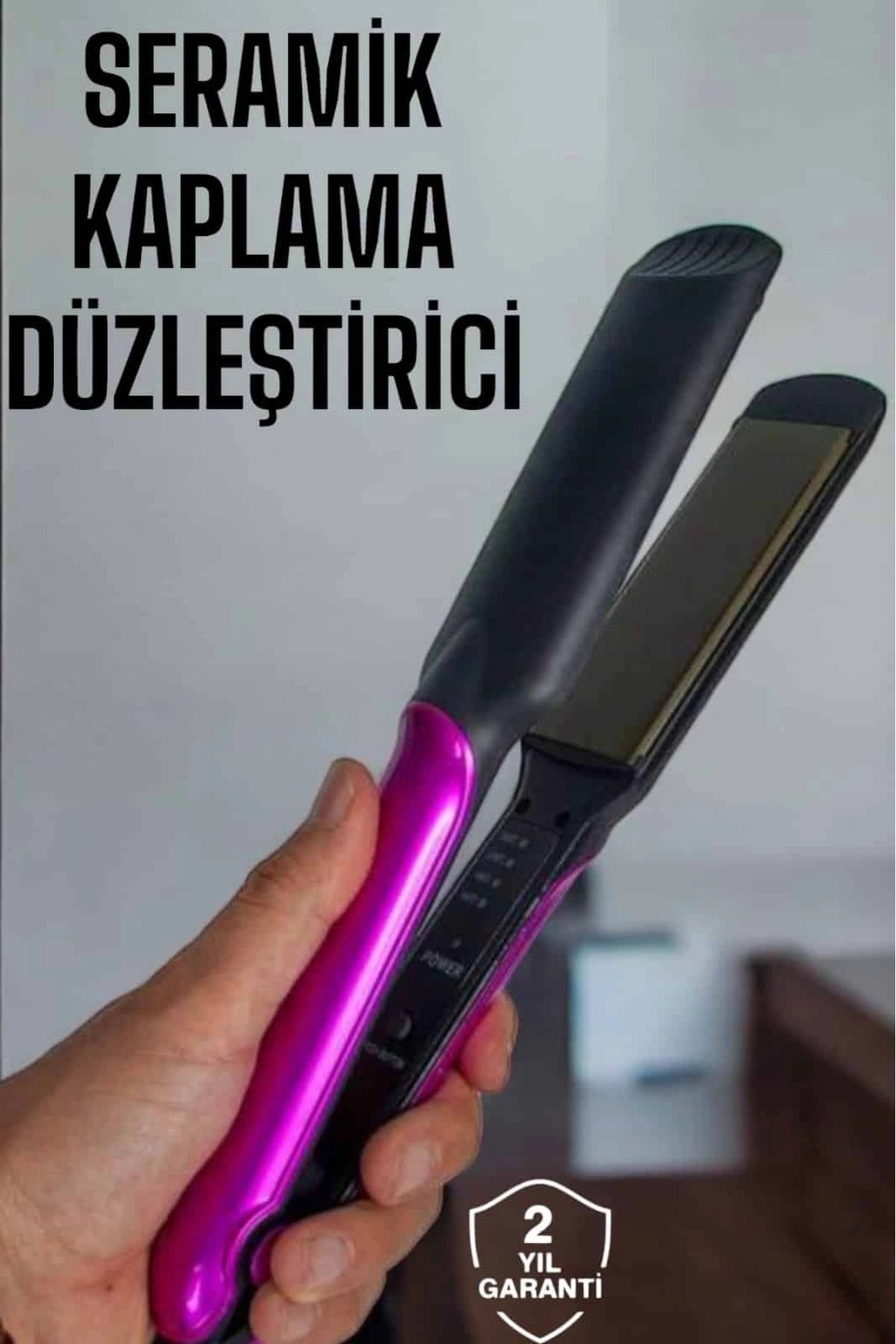 Mey İthalat ® Seramik Kaplama Isı Ayarlı Yıpranma Karşıtı Saç Düzleştirici — FP-MMEYTDUCZDZLETRCTARAK2