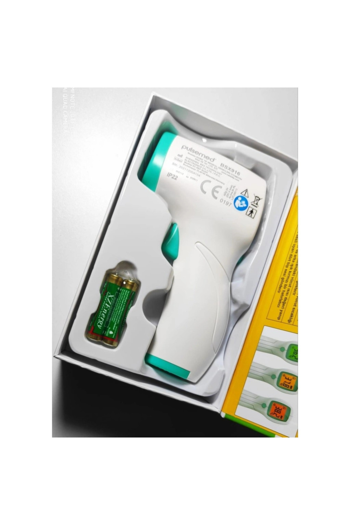 Mey İthalat® Pulsemed Temız Ateş Ölçer — EYMI-MEYXT356500-00006 — تصویر 2 از 5