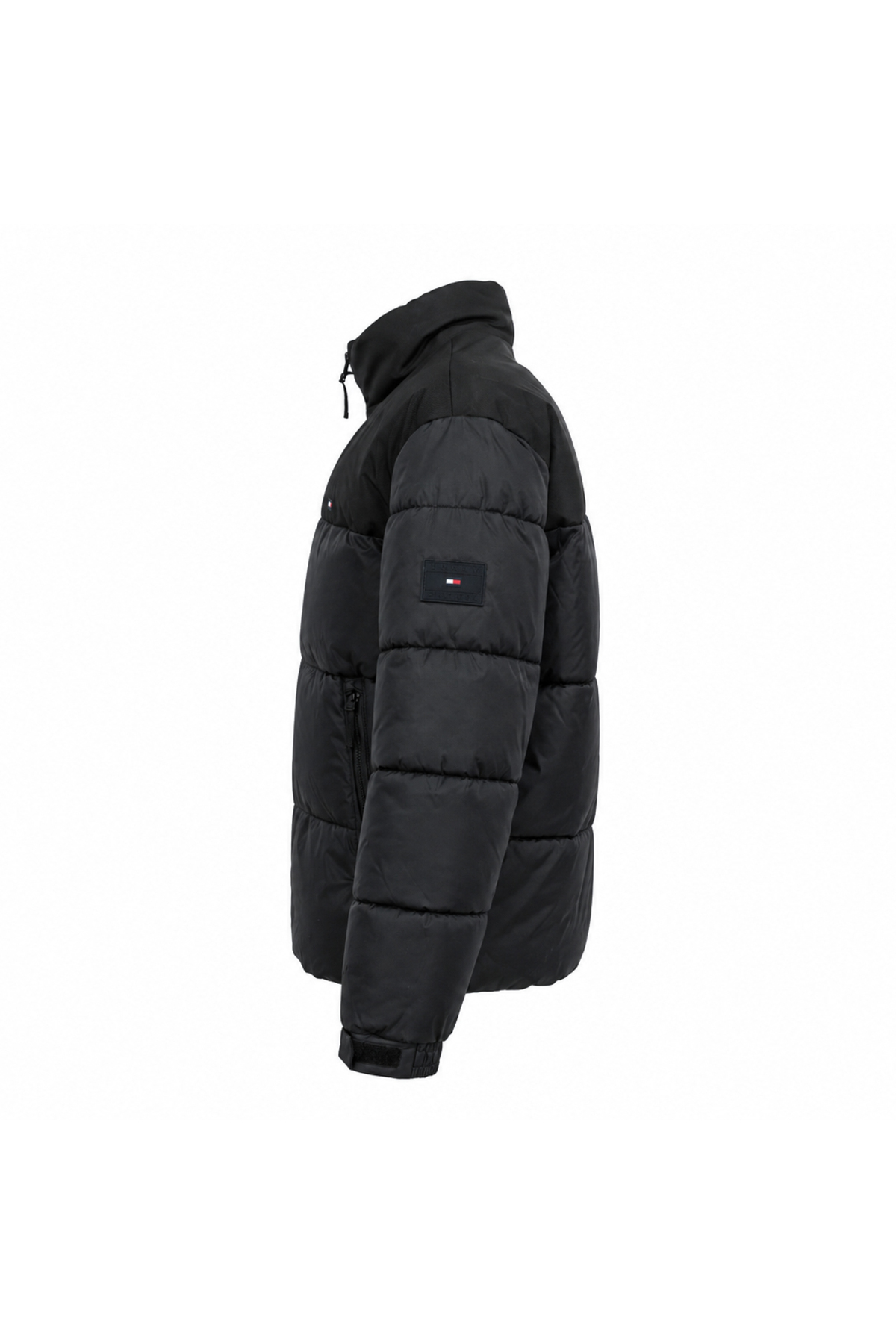 Tommy Hilfiger Mix Media Puffer 154AP164-BLK Erkek Mont Siyah görsel 2