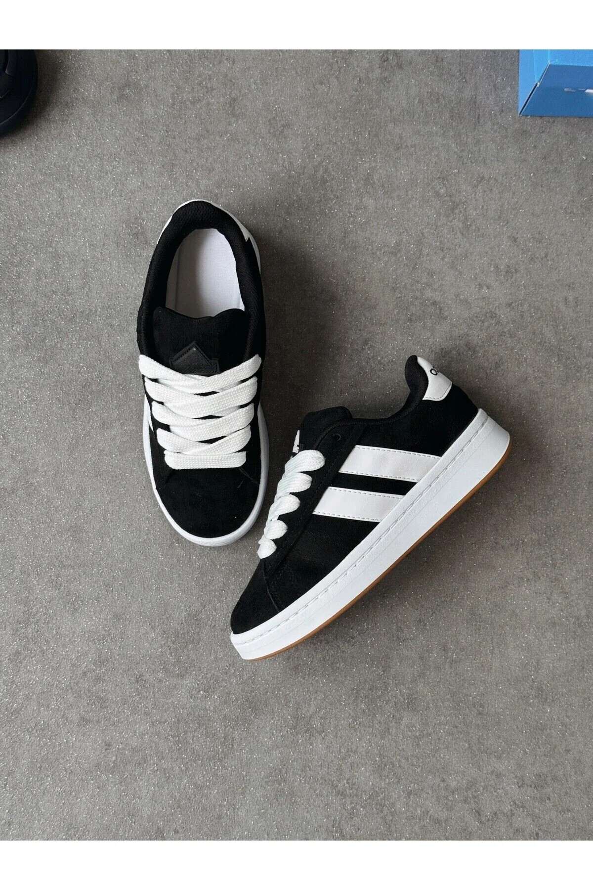 caps Siyah Alfa Sneaker görsel 2