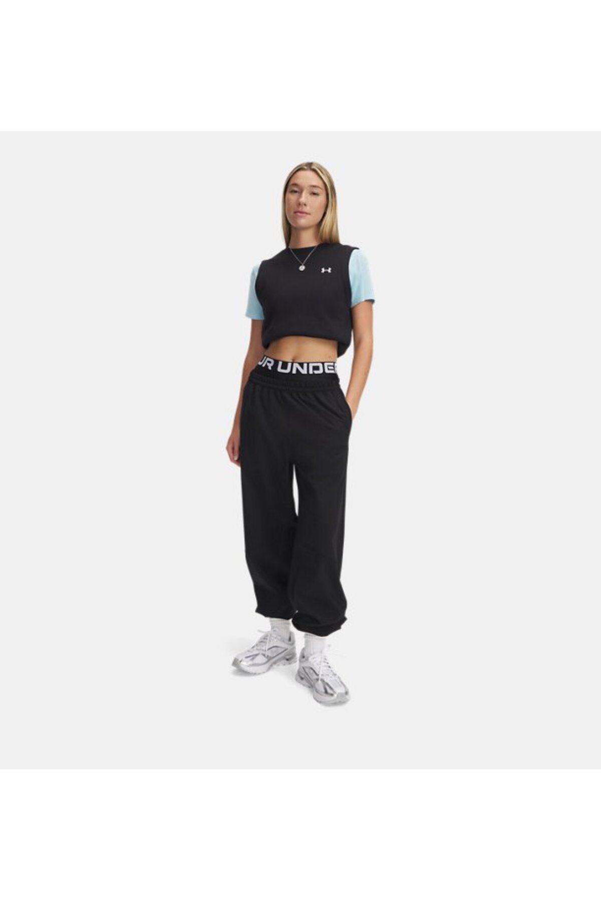 Under Armour Kadın UA Rival Woven Gym Eşofman Altı görsel 3