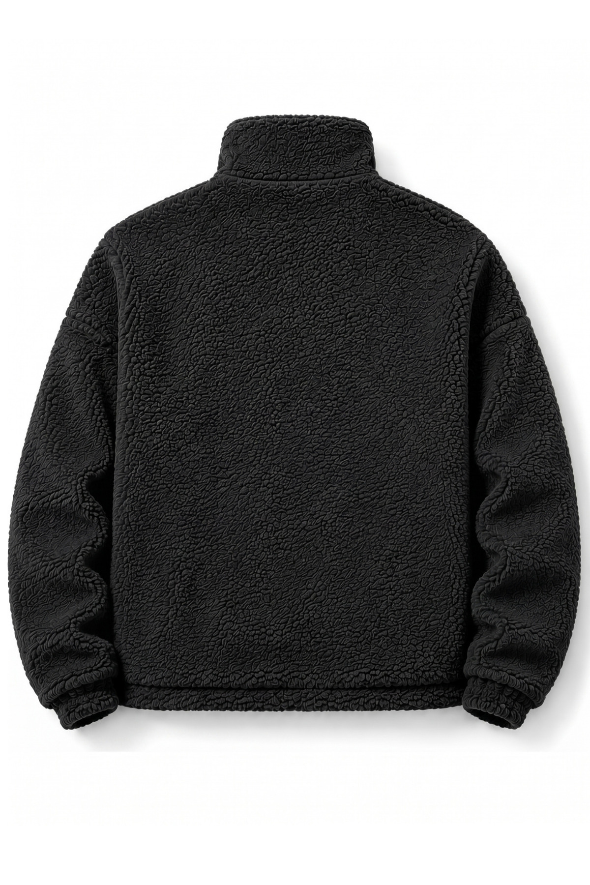 GENIUS STORE Oversize Peluş Erkek İçi Polarlı Tam Fermuarlı Sherpa Sonbahar Kış Kadın Polar Sweatshirt görsel 2