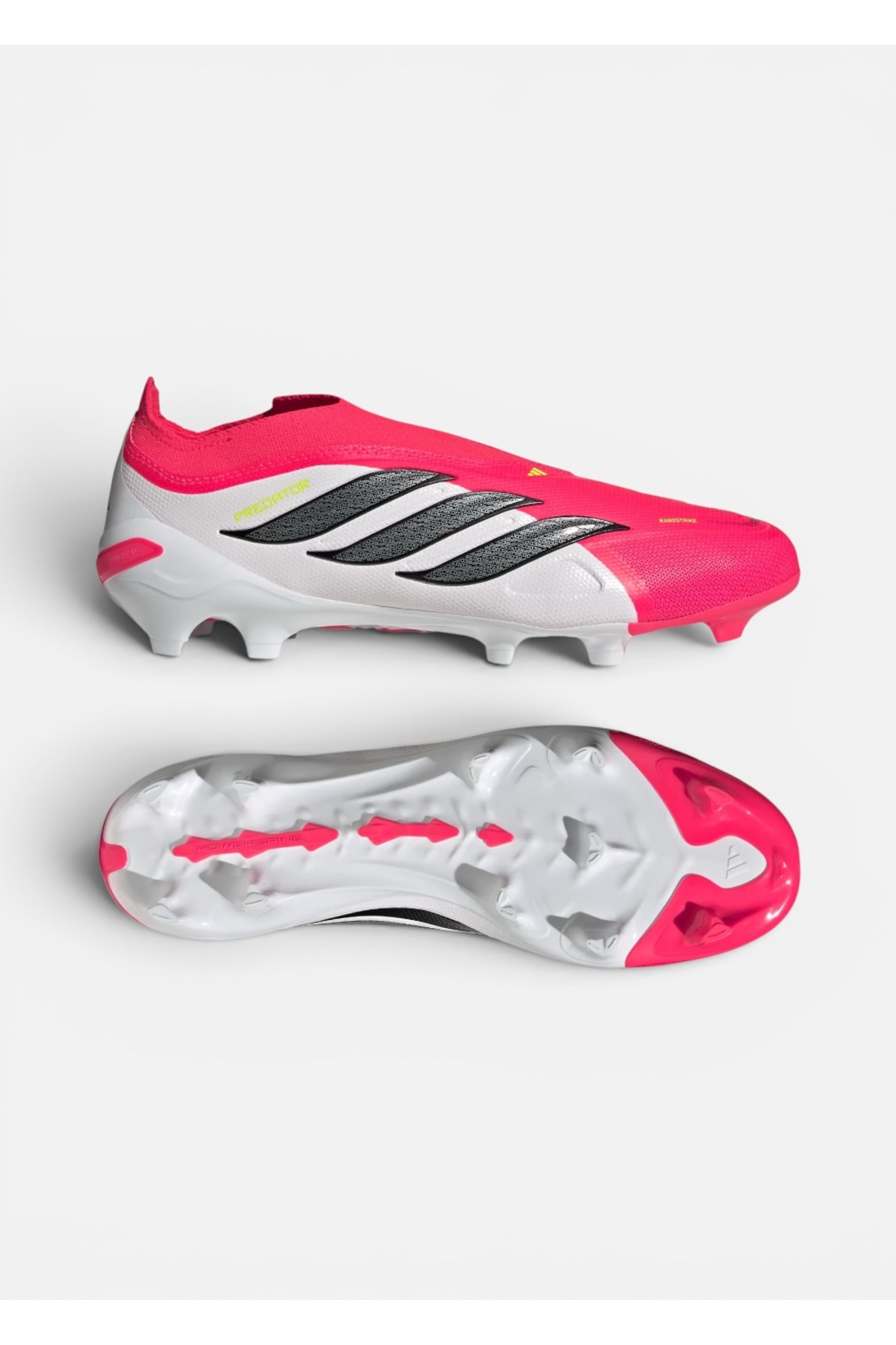 adidas Predator League LL JS2997 Bağcıksız FG Erkek Futbol Kramponu Çim Saha Kırmızı
