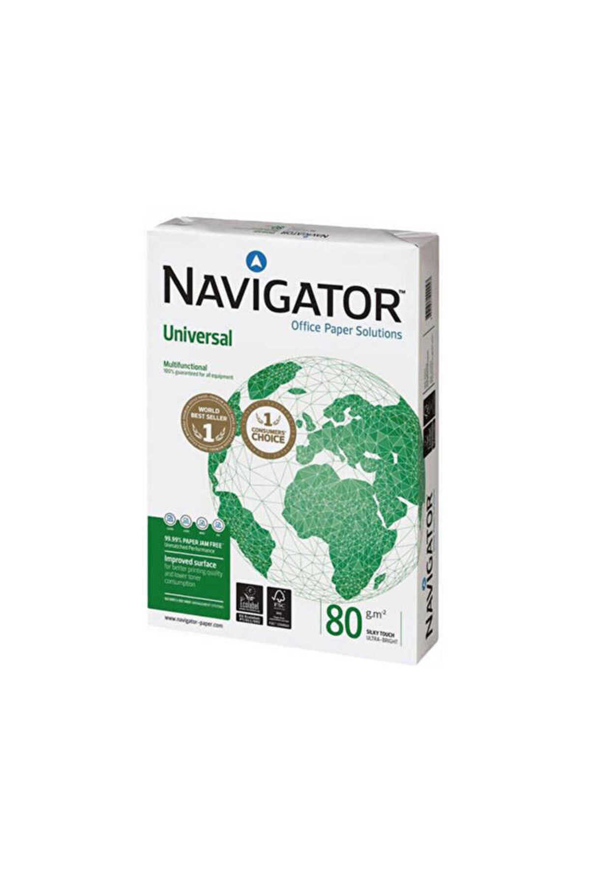 کاغذ فتوکپی A4 ناویگاتور 80 گرم 500 برگی (1 بسته)