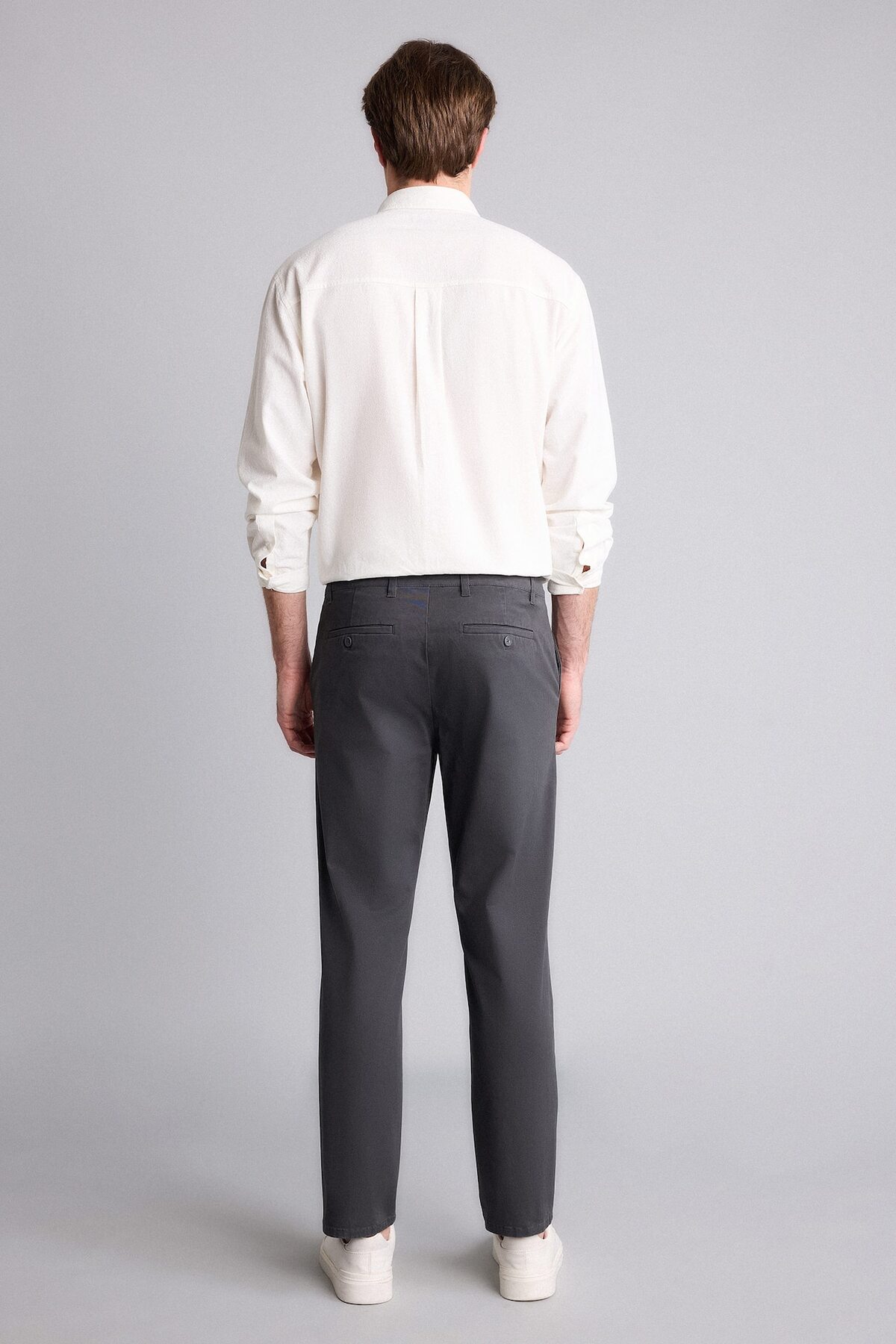 Regular Fit Düz Paça Pantolon H4809AX26AU — خاکستری — تصویر 5 از 5