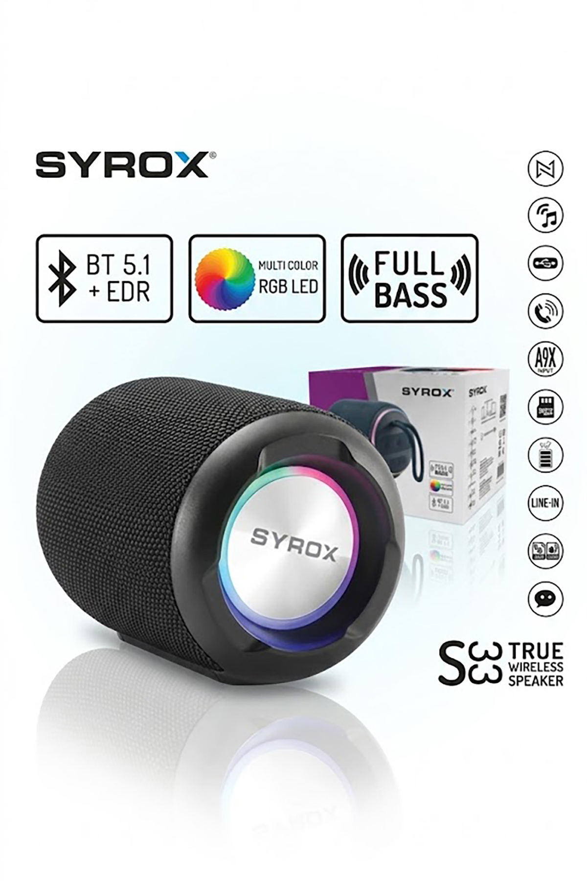 Syrox Bluetooth Hoparlör – Fırsatlar Trendyol'da! 🧡