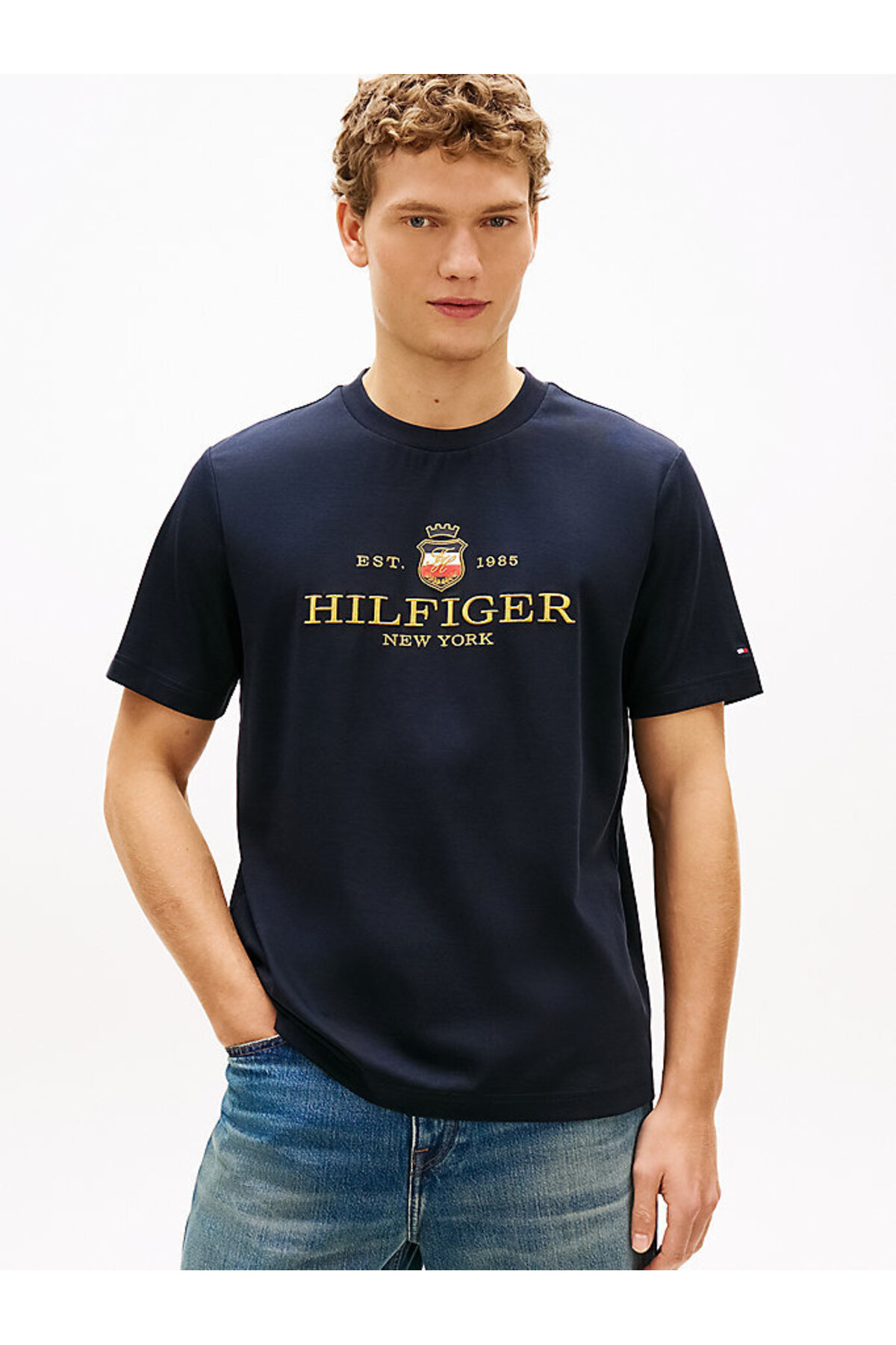 تیشرتمردانهTommy Hilfigerآبی سرمه‌ای