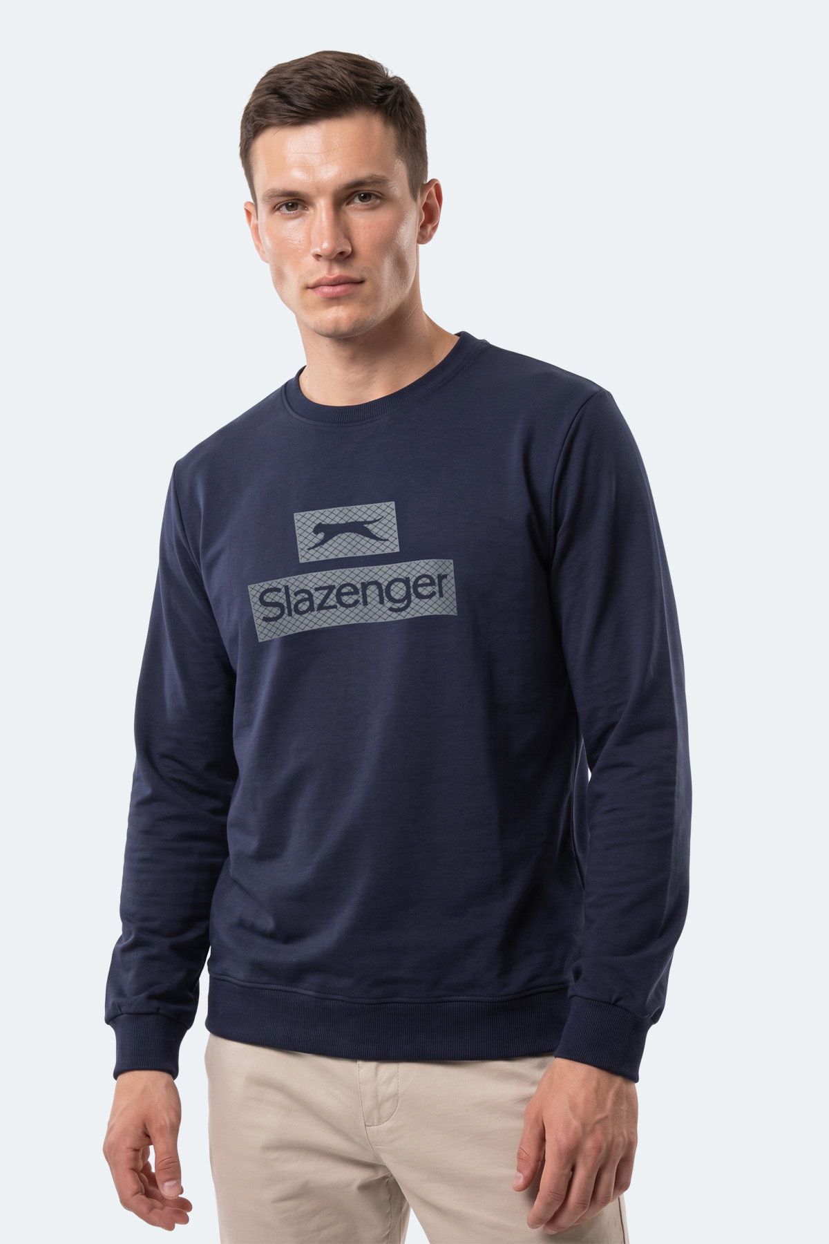 سویشرت سرمه‌ای مردانه گاروان اسلازنگر سویشرت Slazenger