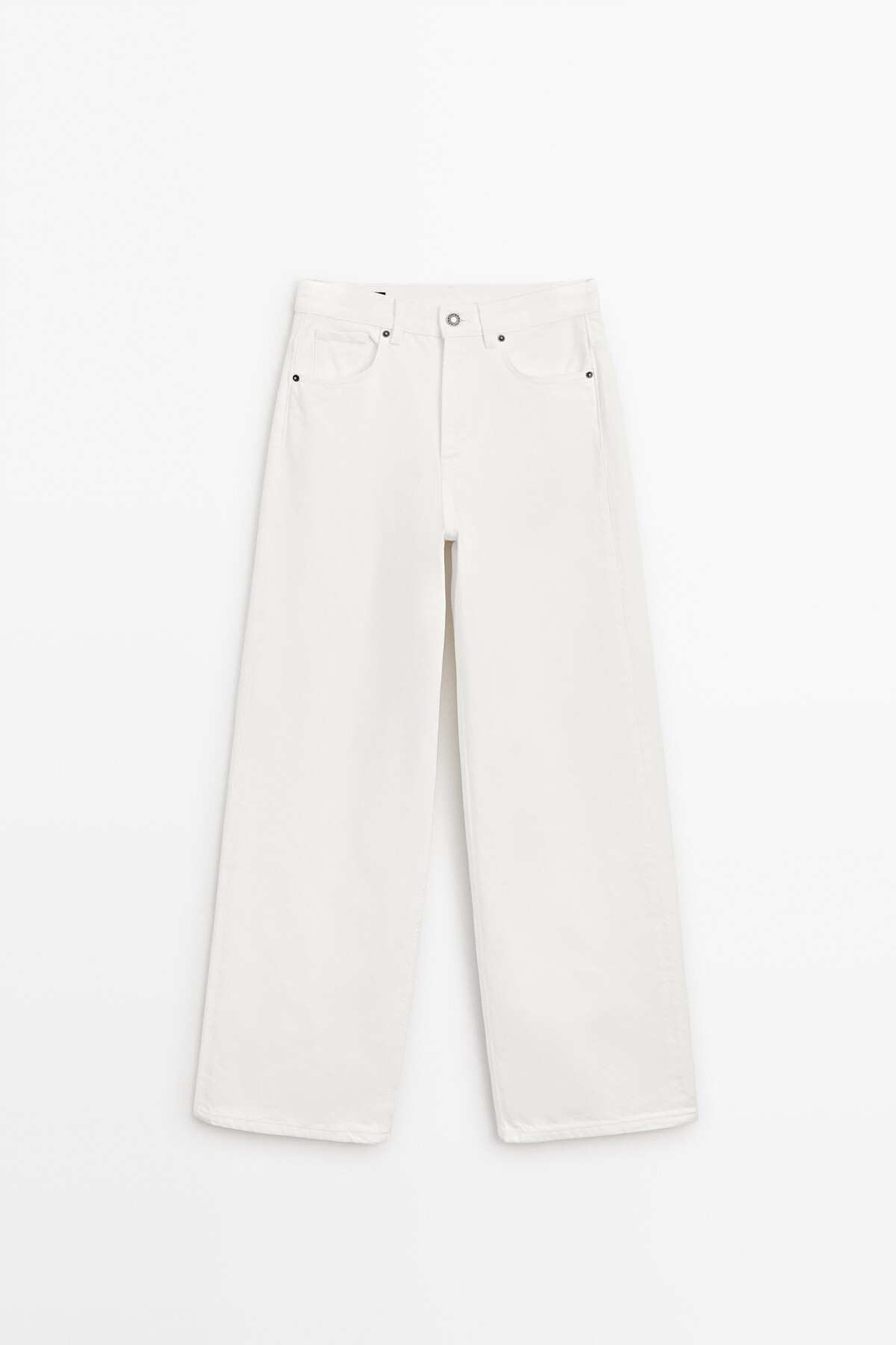 Yüksek bel wide leg jean