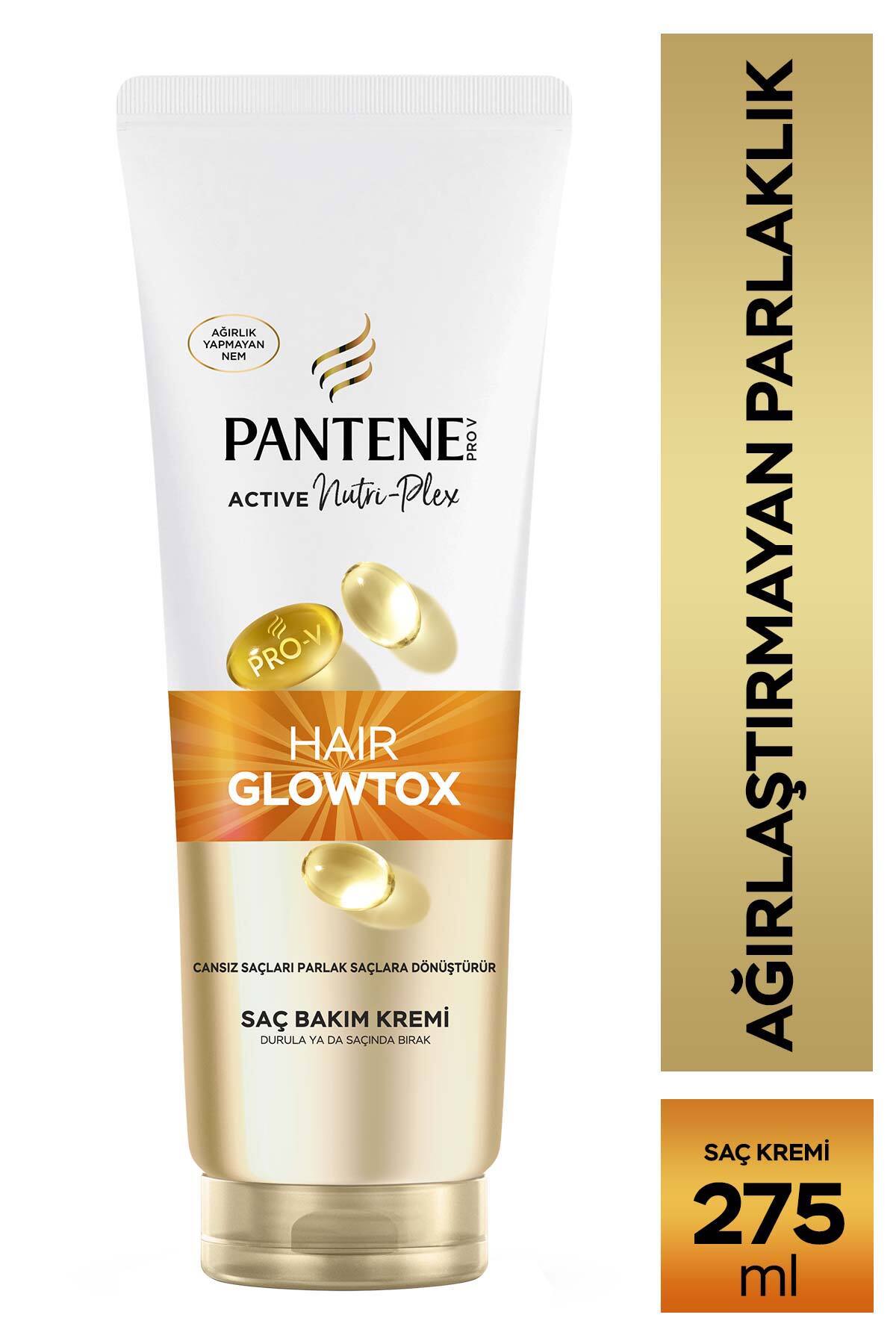 Pantene Hair Glowtox Parlaklık Veren Saç Bakım Kremi, Mat ve Yıpranmış Saçlar İçin Onarıcı 275ml — 8006530423458
