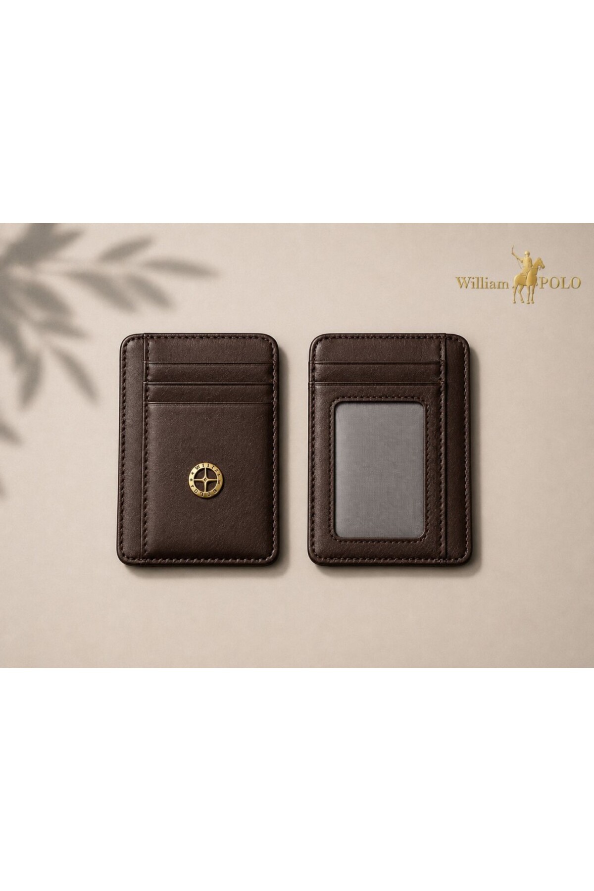 WİLLİAMPOLO Minimal Hakiki Deri Unisex Kartlık