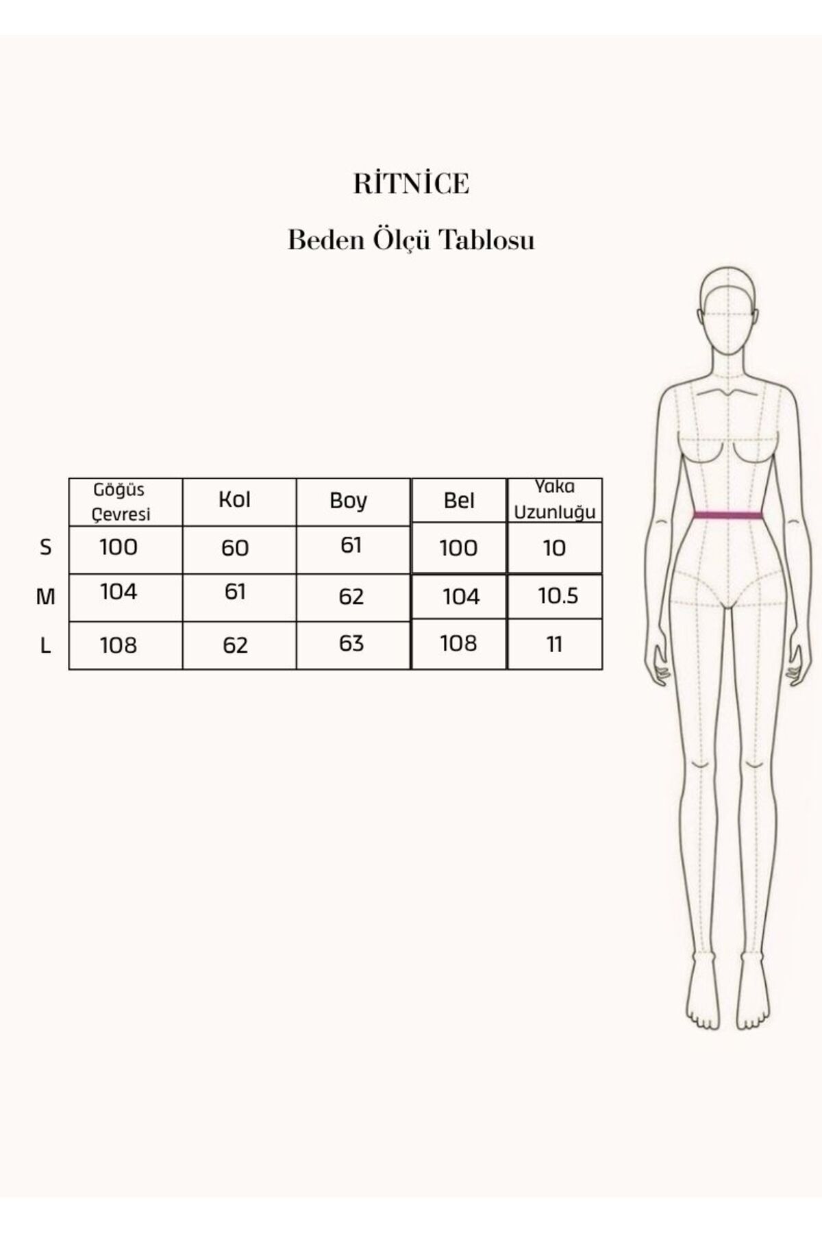 Ritnice Kadın Beck Bej Astarlı Kuşaklı Kısa Dik Yaka Trençkot görsel 6