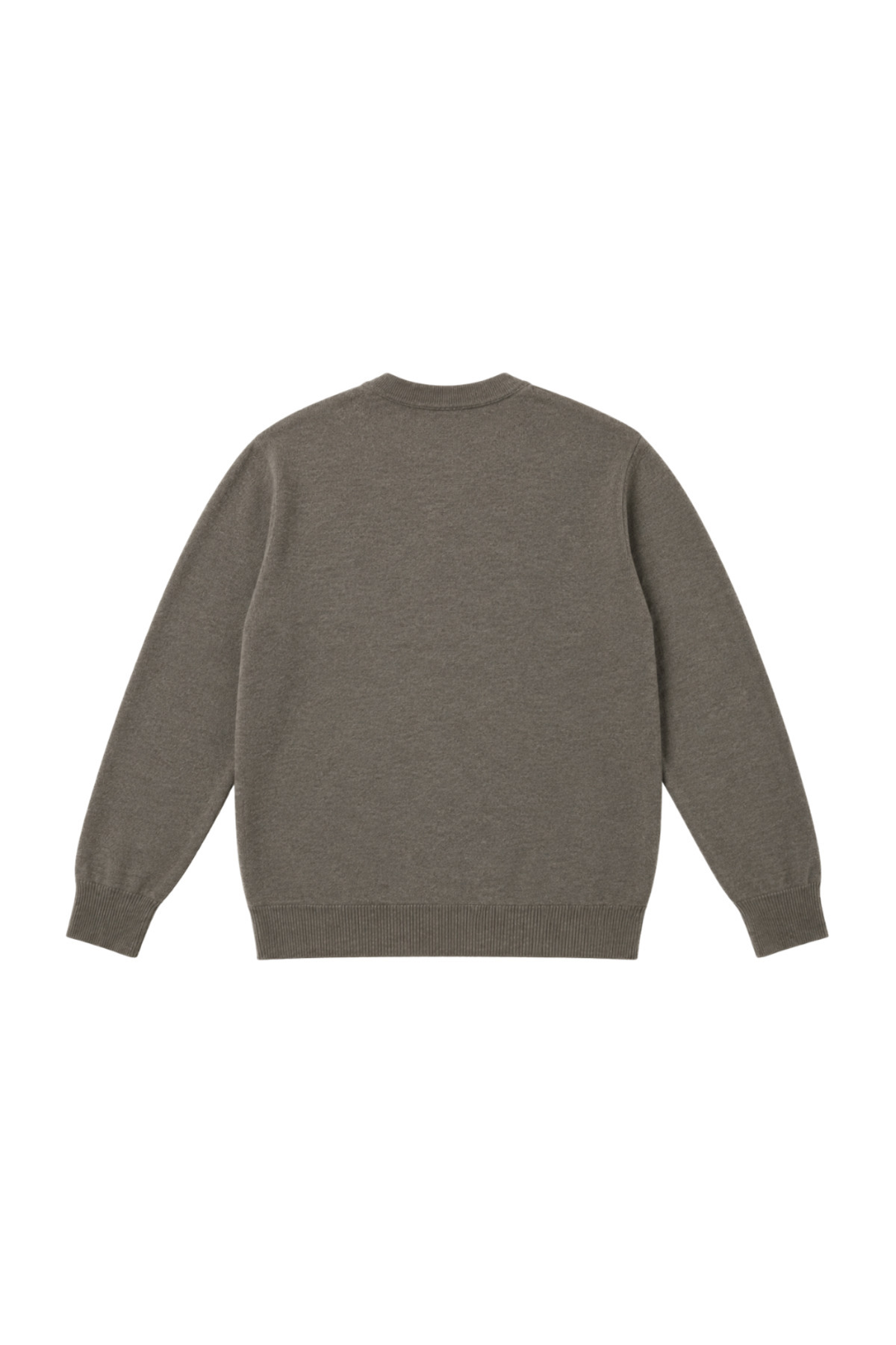 BattalModa Erkek Büyük Beden Koyu Vizon Cepli Düğmeli Triko Hırka 3XL-4XL-5XL-6XL görsel 5