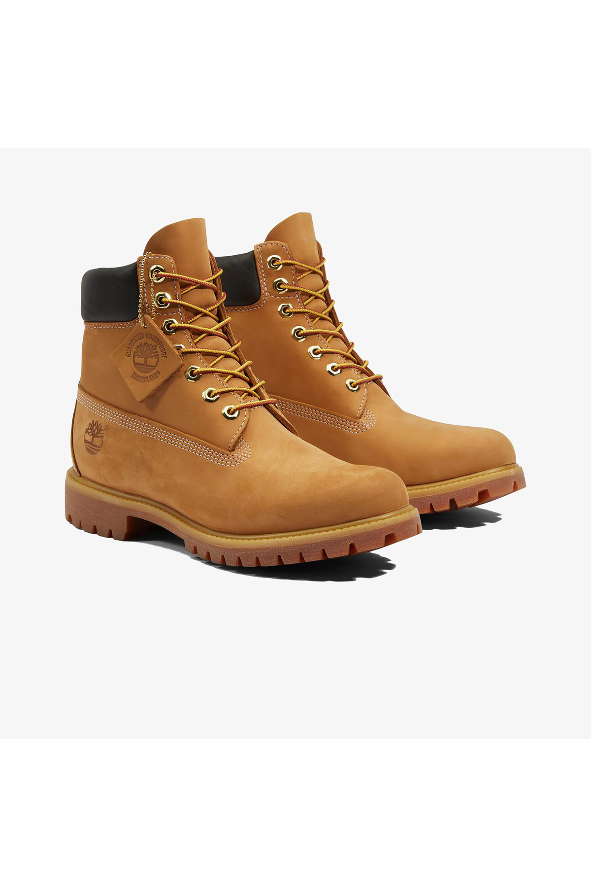 Timberland Premium 6 Inch Lace Up Erkek Kahverengi Bot görsel 5