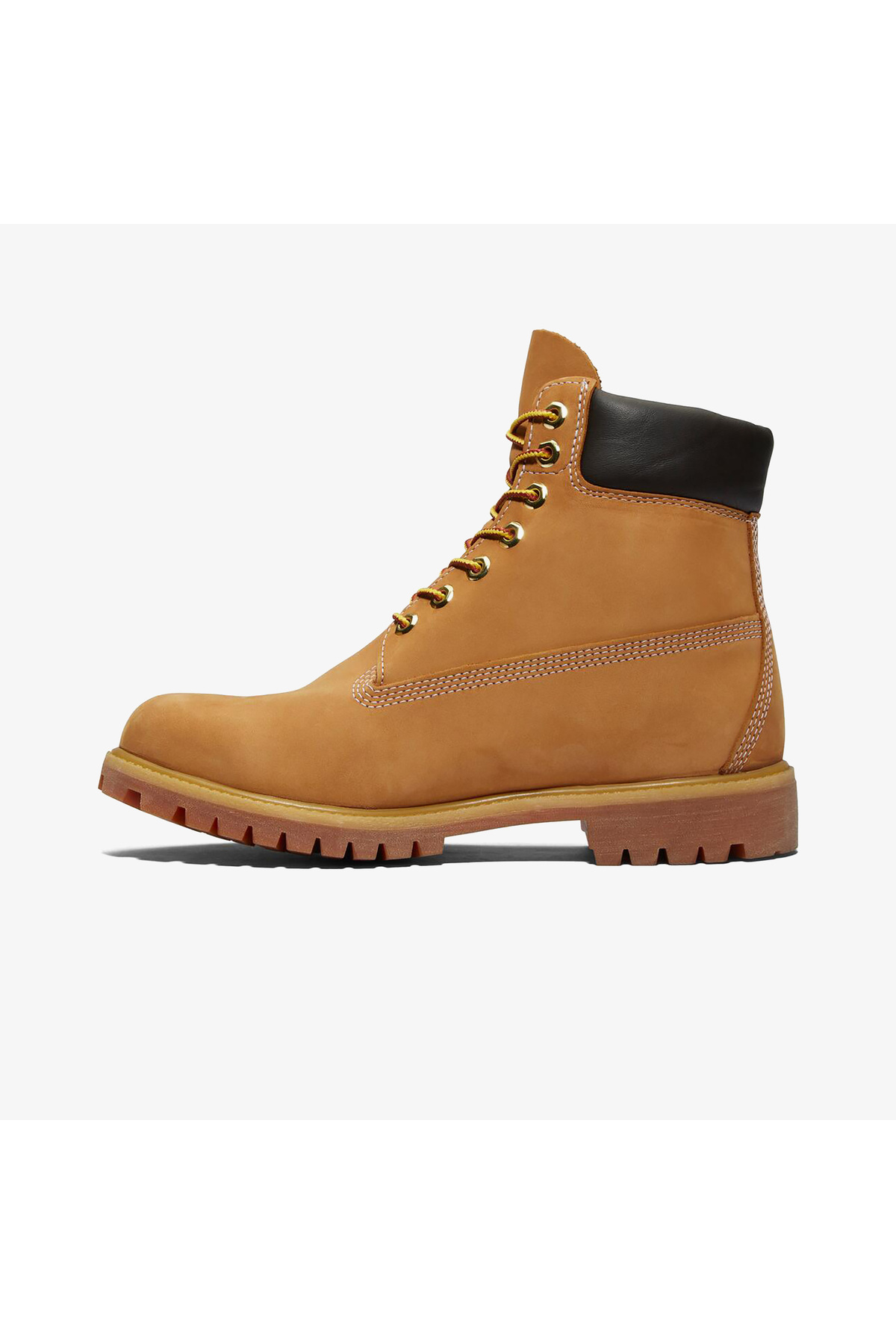 Timberland Premium 6 Inch Lace Up Erkek Kahverengi Bot görsel 4