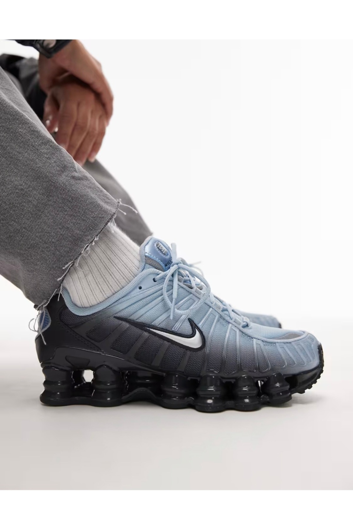 کفش کتانی Shox TL 'Light Armory Blue' (آبی اسپرت) نایکی کفش اسنیکر Nike