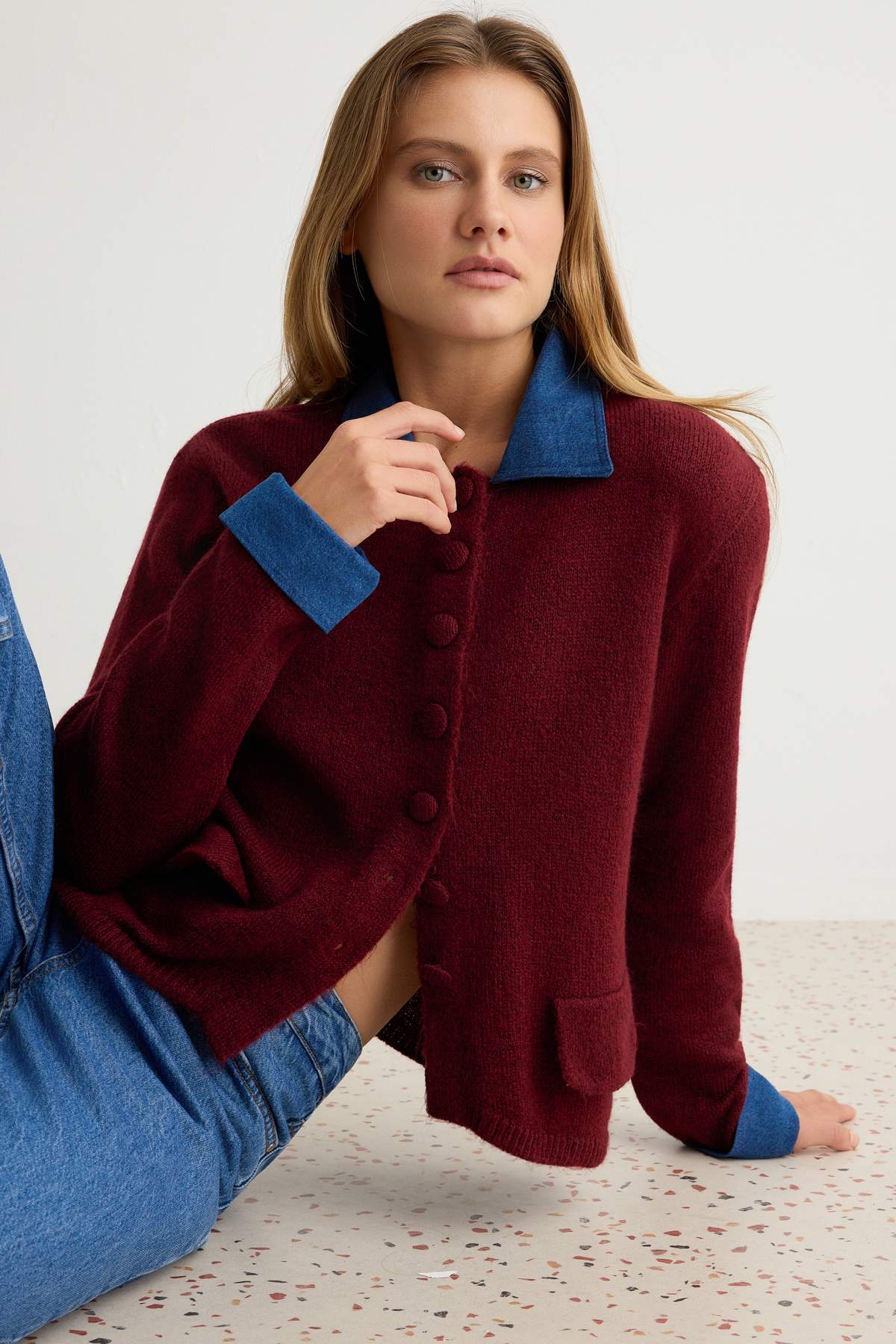 trendyolmilla-womens-burgundy-color-block-lon