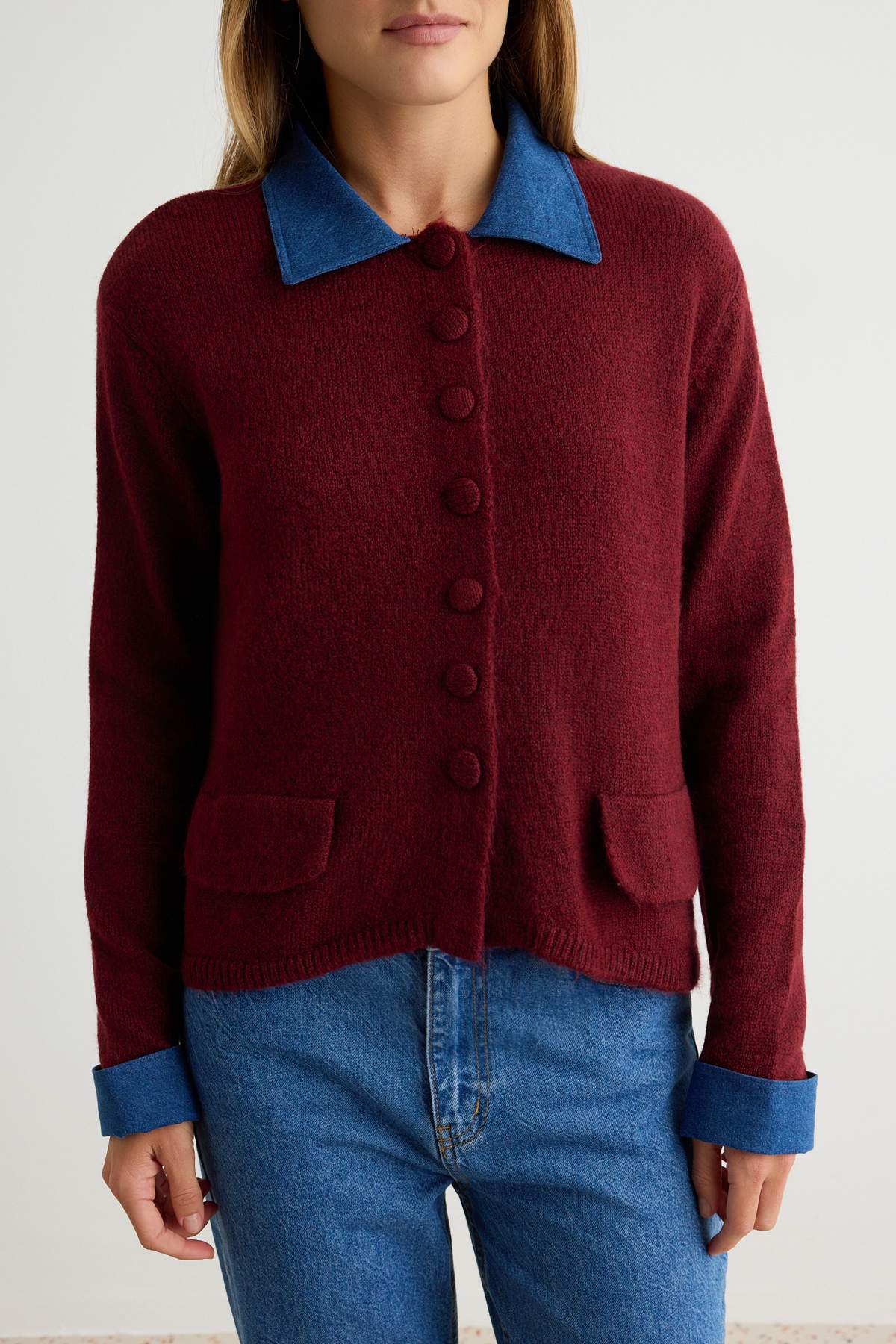 trendyolmilla-womens-burgundy-color-block-lon