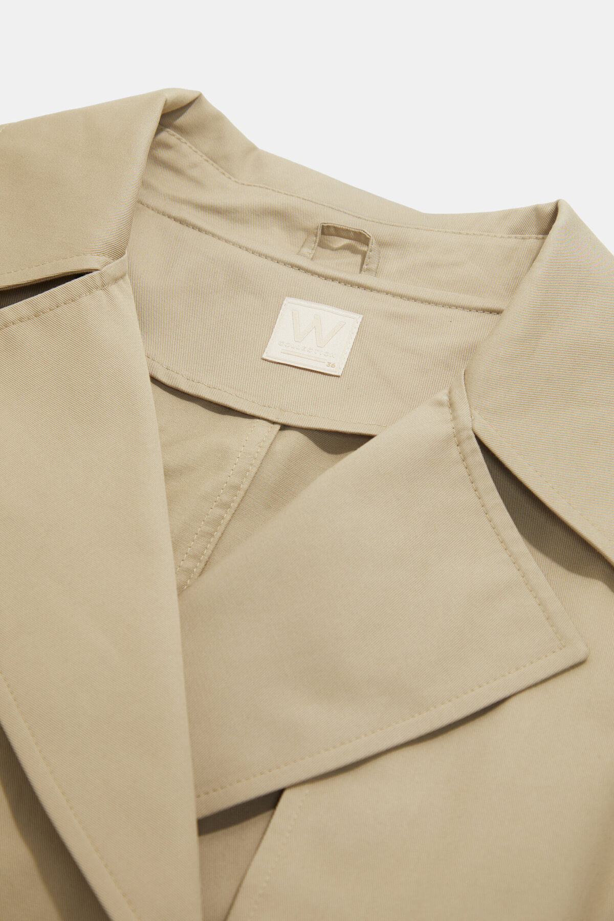 W Collection Taş Uzun Trençkot görsel 3