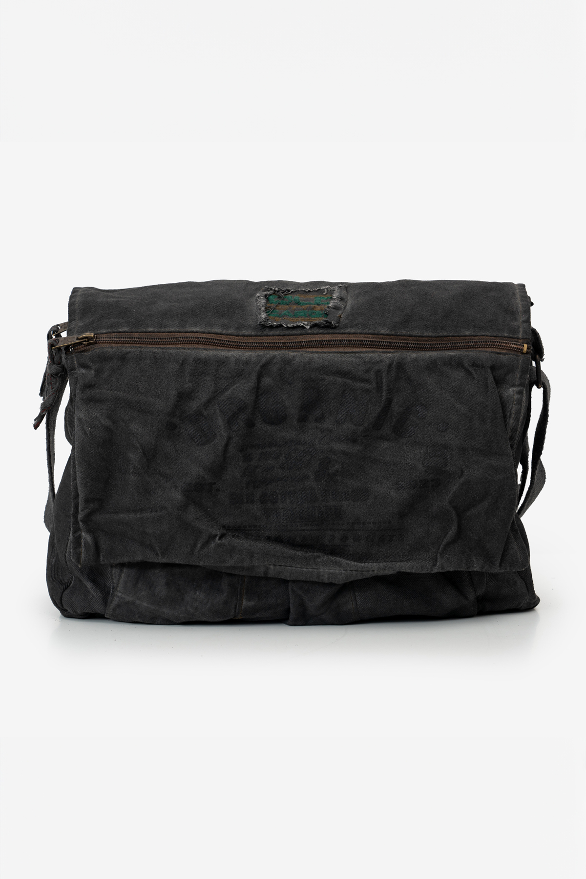 old cotton cargo Salaş Omuz Çantası Pamuk Postacı Laptop Okul Seyahat Günlük Vintage Retro - Mulater Bag 8128 görsel 3