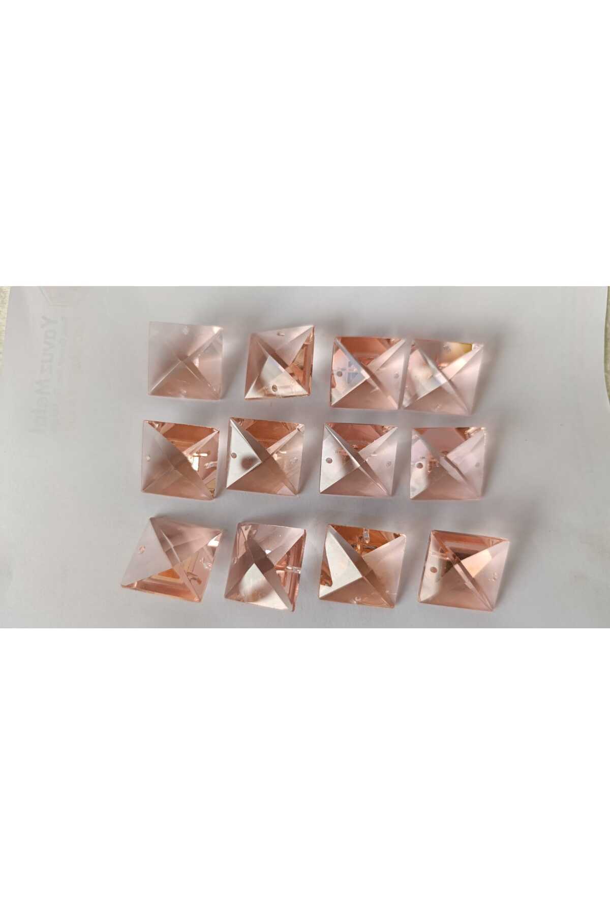 24 Mm Kare Plaket Avize Taşı 10 Adet